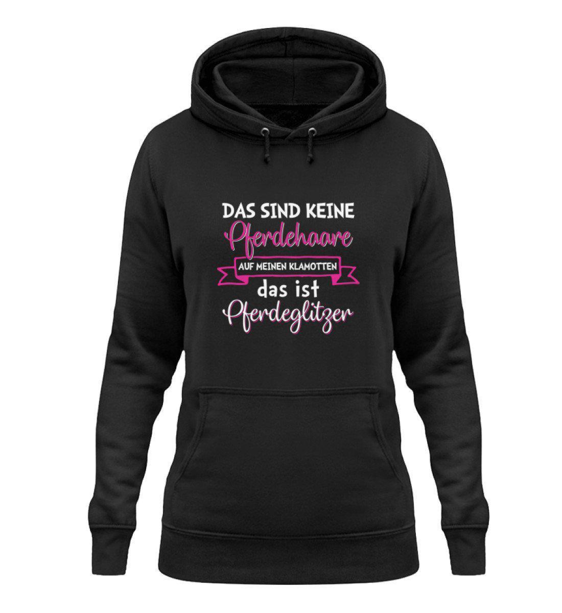 Pferdeglitzer Haare · Damen Hoodie-Damen Hoodie-Jet Black-XS-Agrarstarz