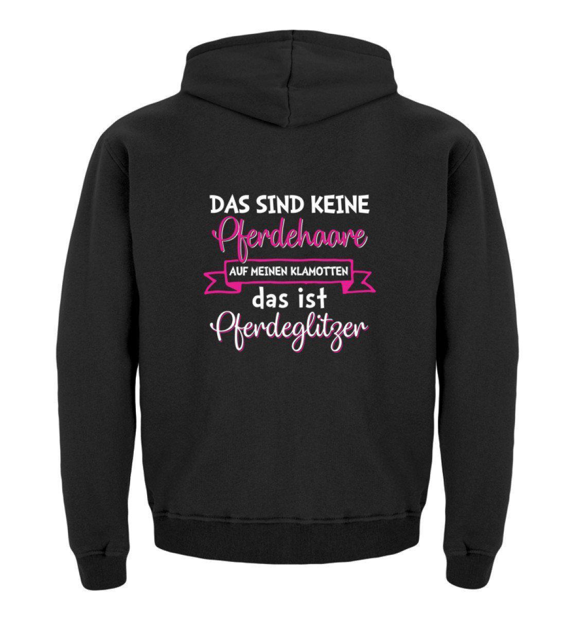 Pferdeglitzer Haare · Kinder Kapuzenpullover Hoodie-Kinder Hoodie-Jet Black-12/14 (152/164)-Agrarstarz