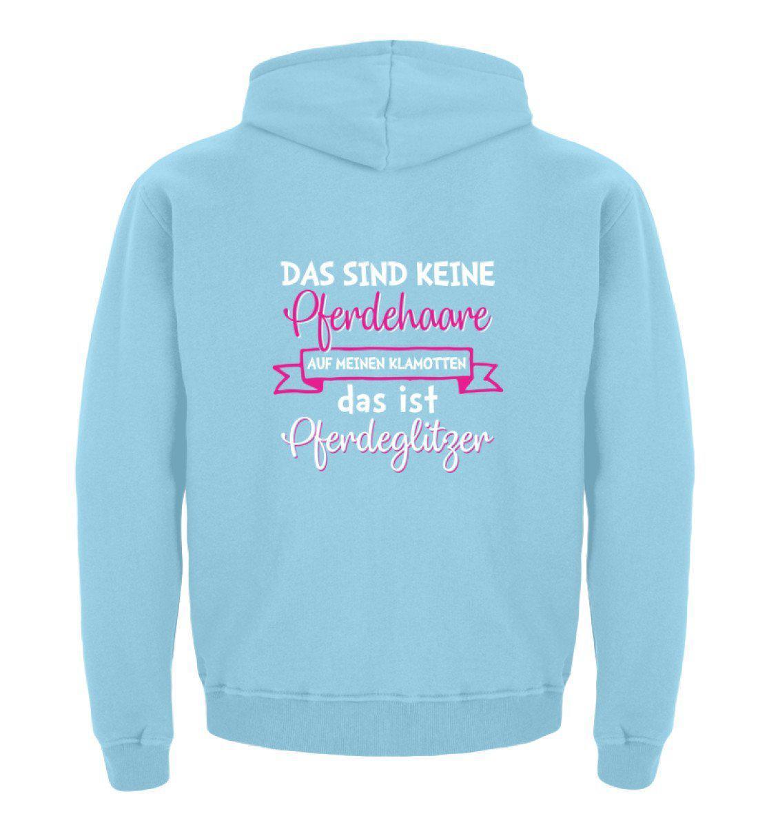 Pferdeglitzer Haare · Kinder Kapuzenpullover Hoodie-Kinder Hoodie-Sky Blue-12/14 (152/164)-Agrarstarz