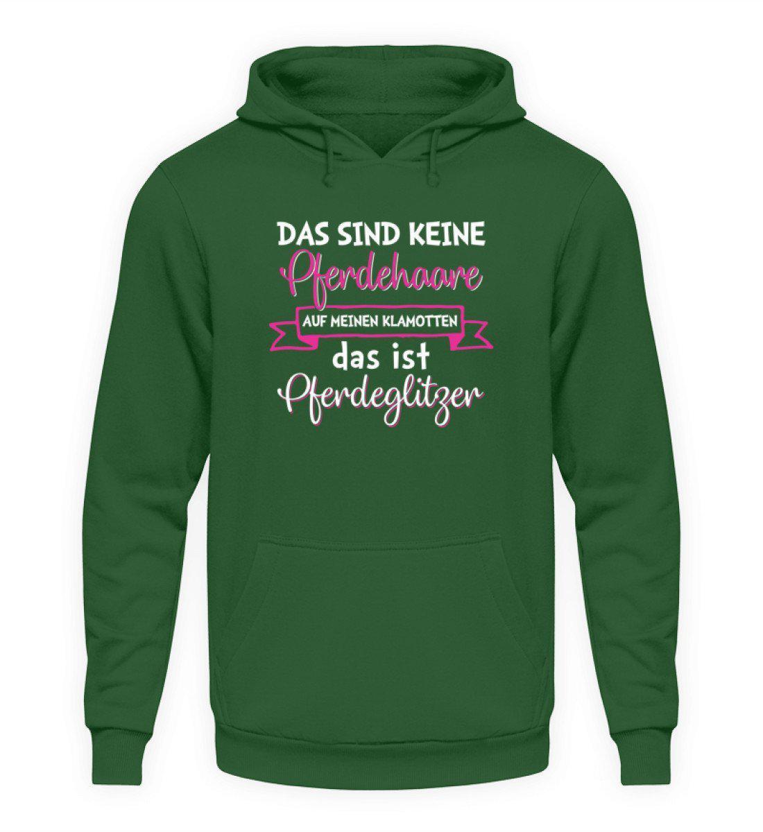 Pferdeglitzer Haare · Unisex Kapuzenpullover Hoodie-Unisex Hoodie-Bottle Green-S-Agrarstarz