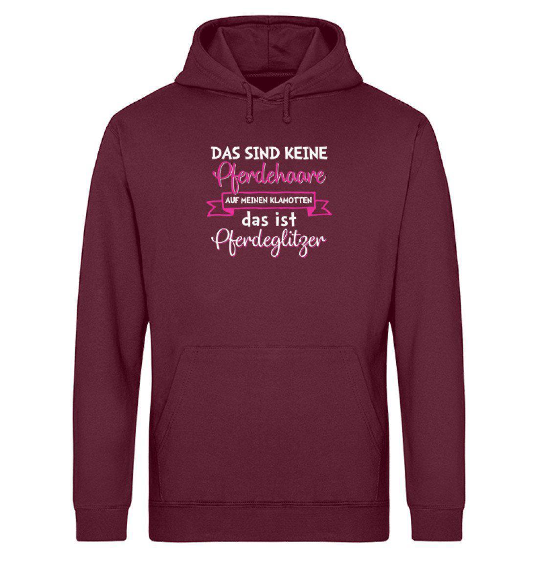 Pferdeglitzer Haare · Unisex Organic Hoodie-Drummer Hoodie ST/ST-Burgundy-XS-Agrarstarz
