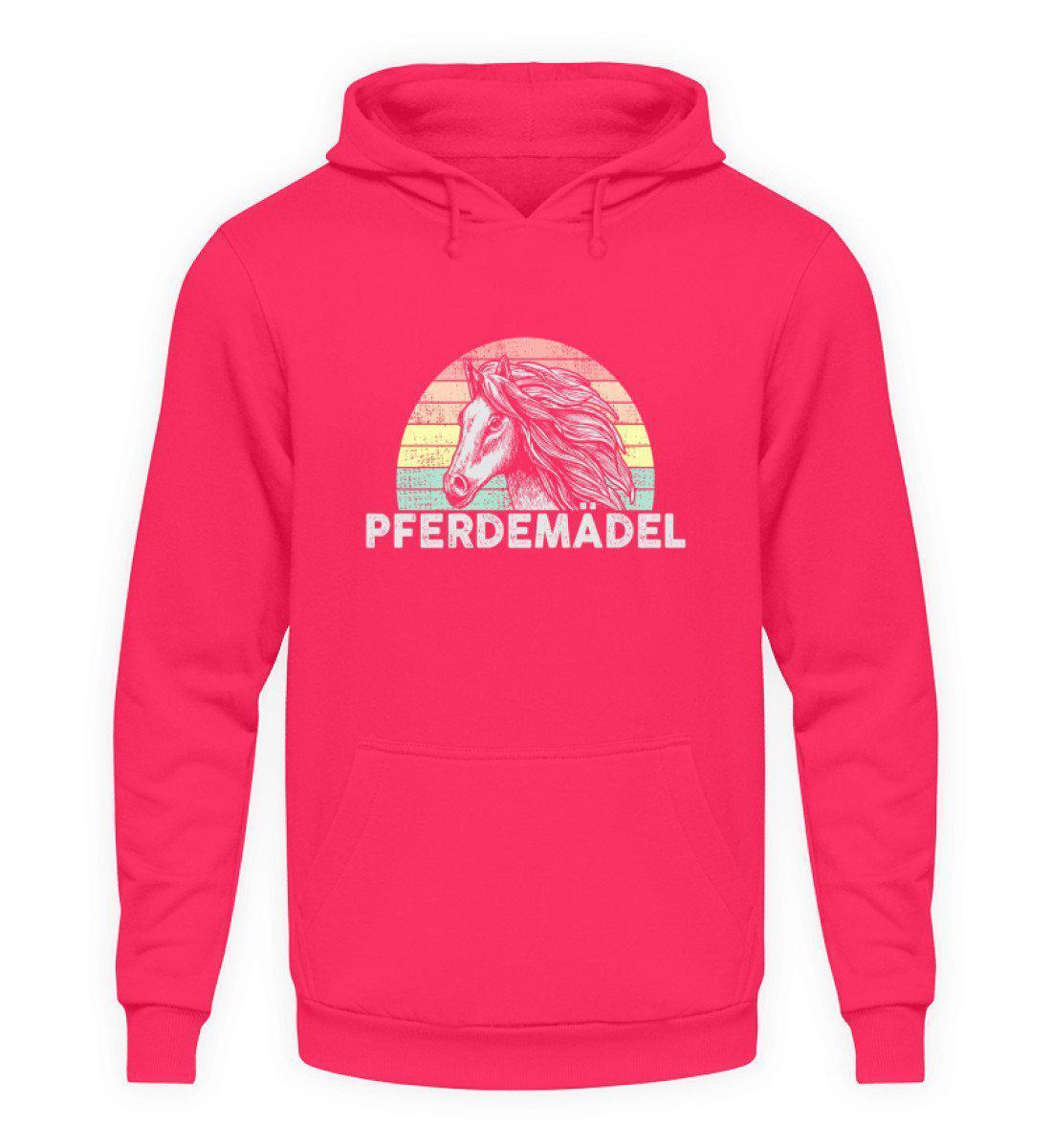 Pferdemädel Retro · Unisex Hoodie-Unisex Hoodie-Hot Pink-S-Agrarstarz