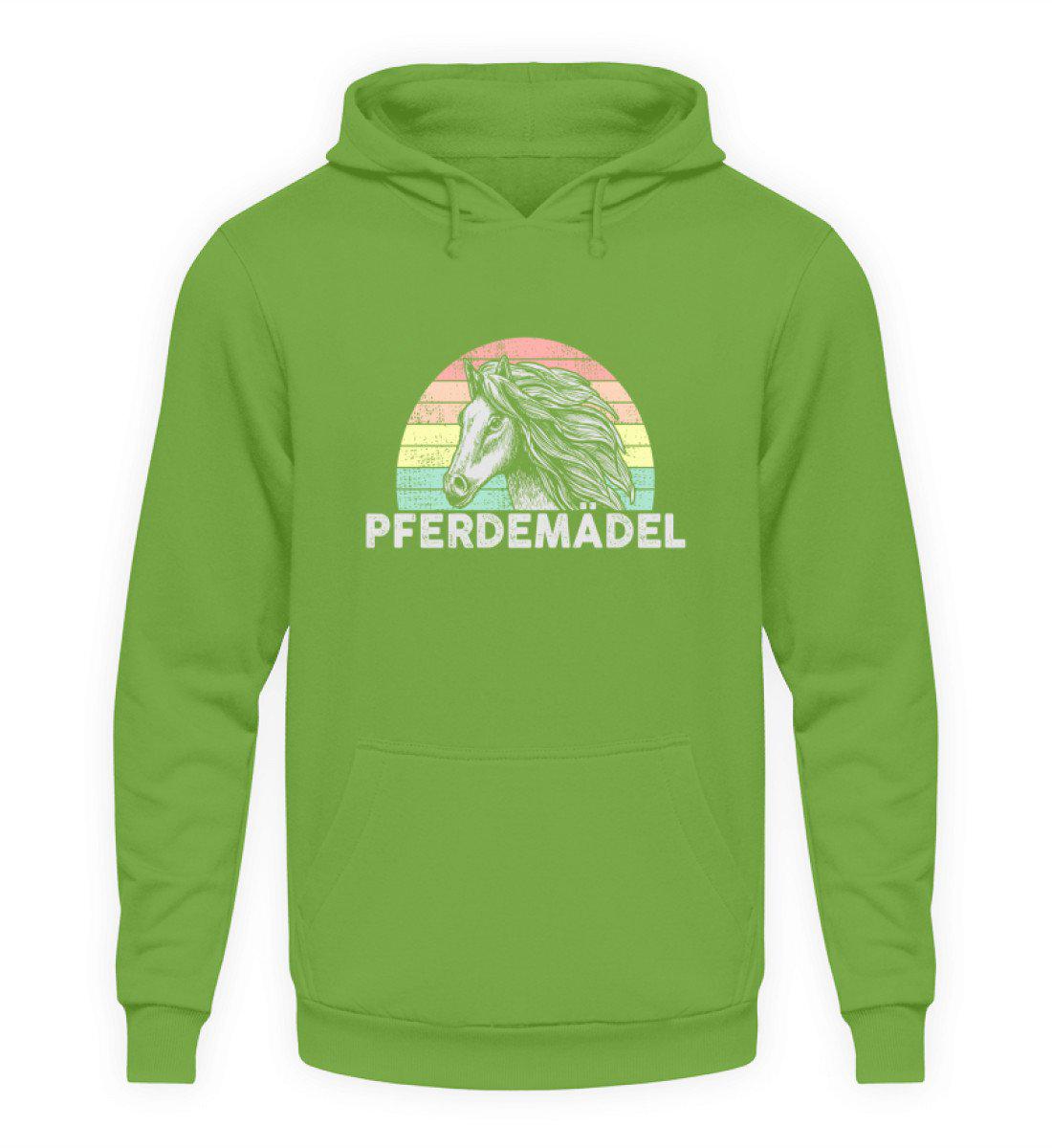 Pferdemädel Retro · Unisex Hoodie-Unisex Hoodie-LimeGreen-S-Agrarstarz