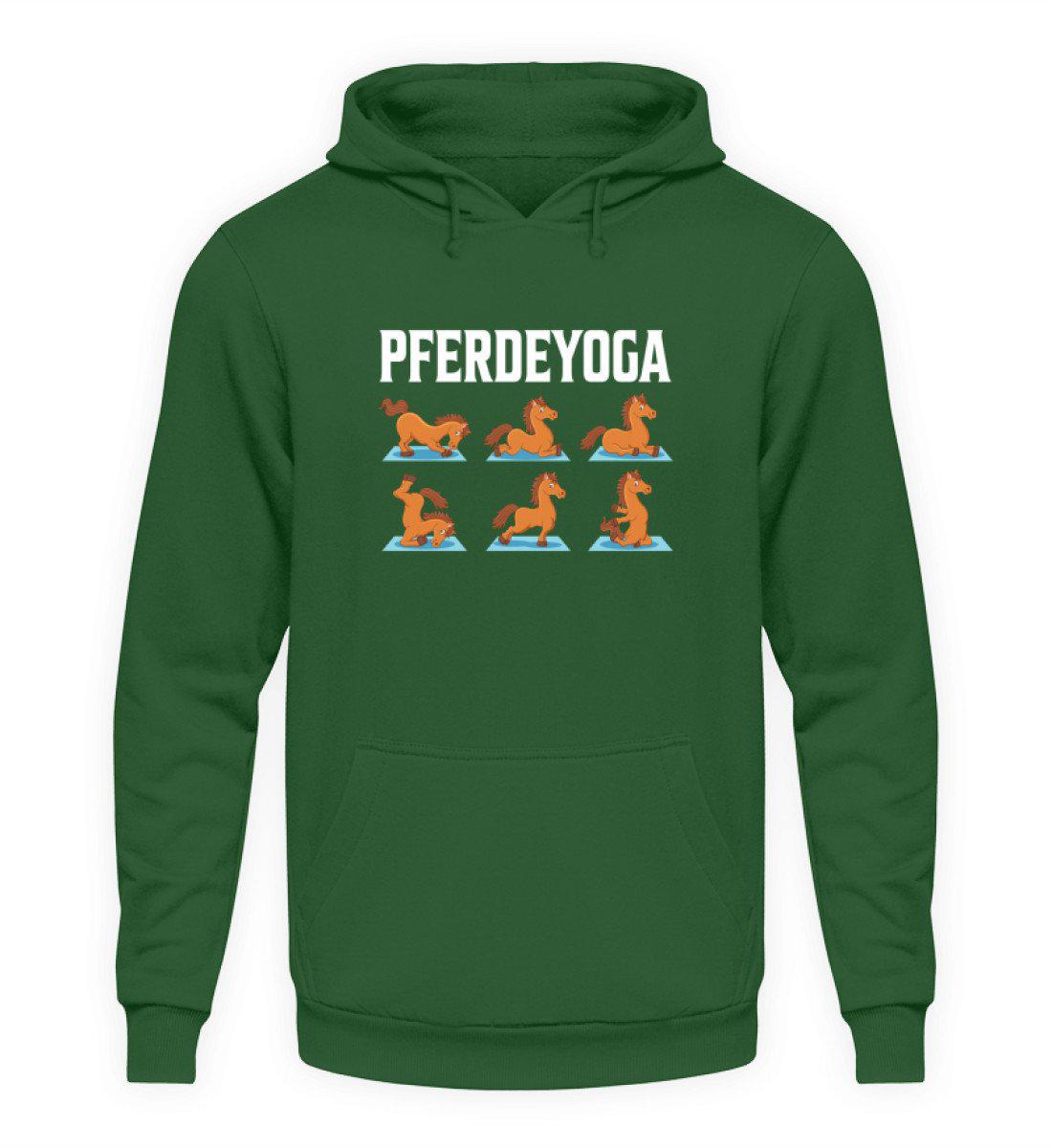 Pferdeyoga · Unisex Kapuzenpullover Hoodie-Unisex Hoodie-Bottle Green-S-Agrarstarz