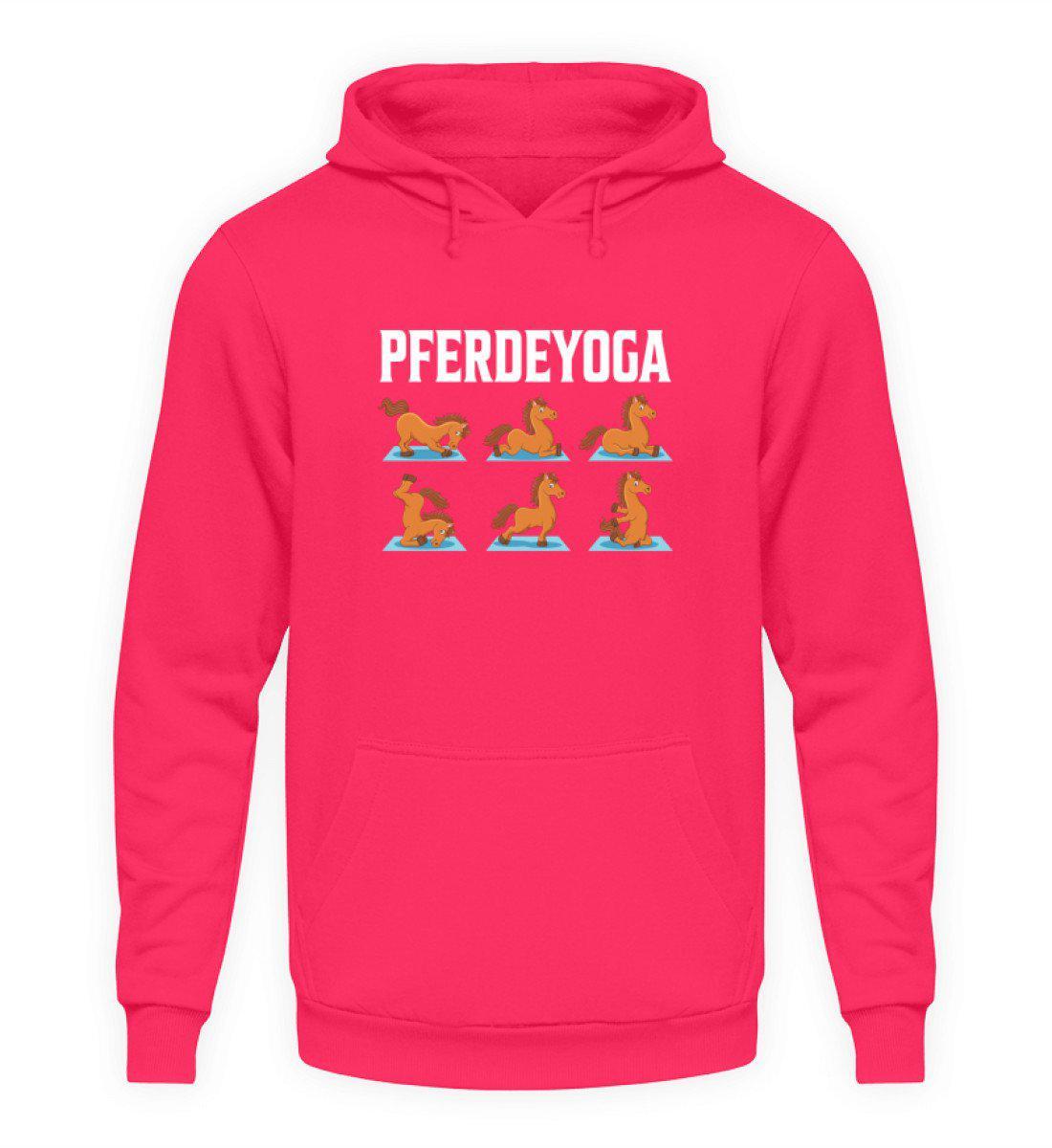 Pferdeyoga · Unisex Kapuzenpullover Hoodie-Unisex Hoodie-Hot Pink-S-Agrarstarz