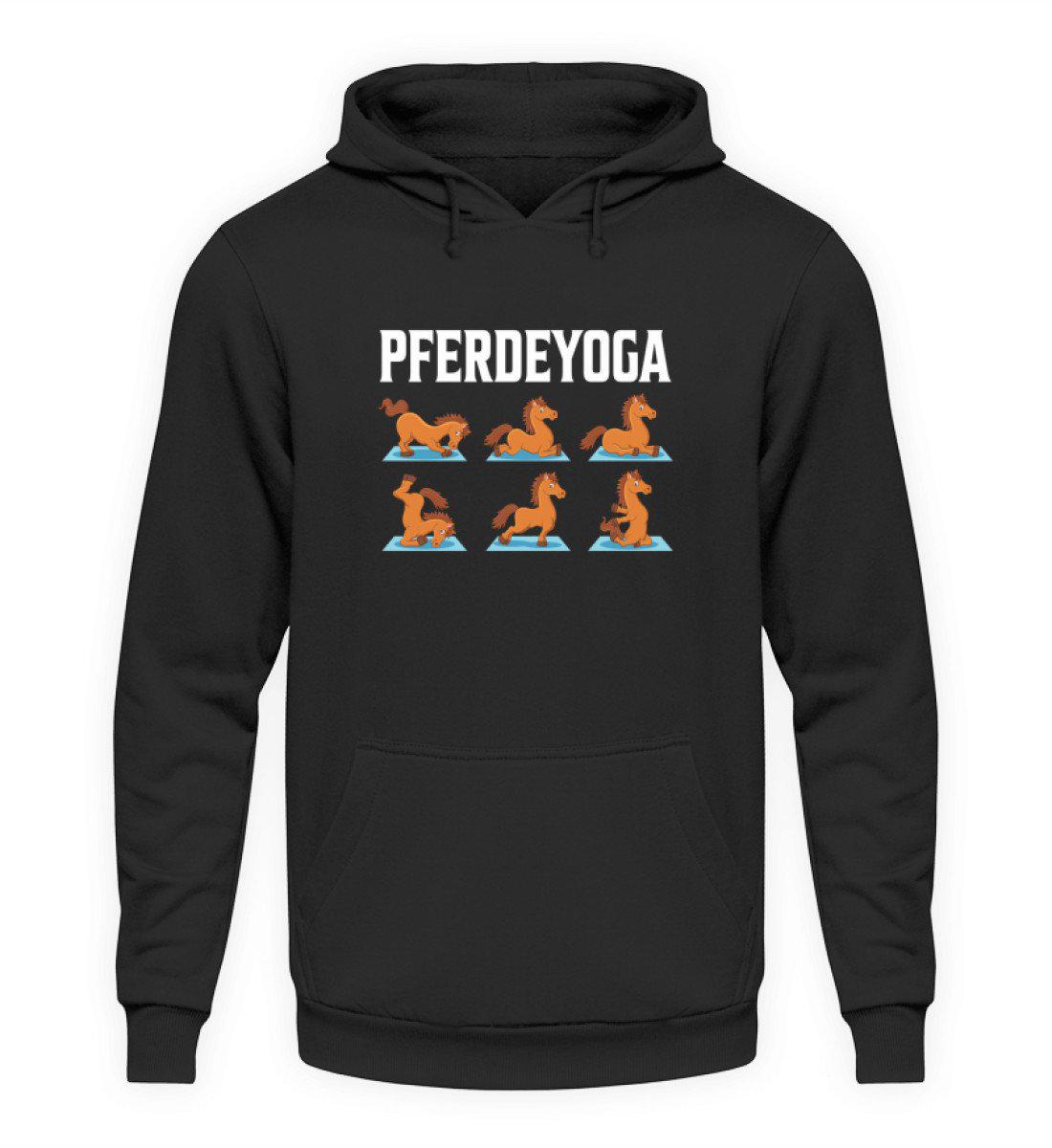 Pferdeyoga · Unisex Kapuzenpullover Hoodie-Unisex Hoodie-Jet Black-S-Agrarstarz
