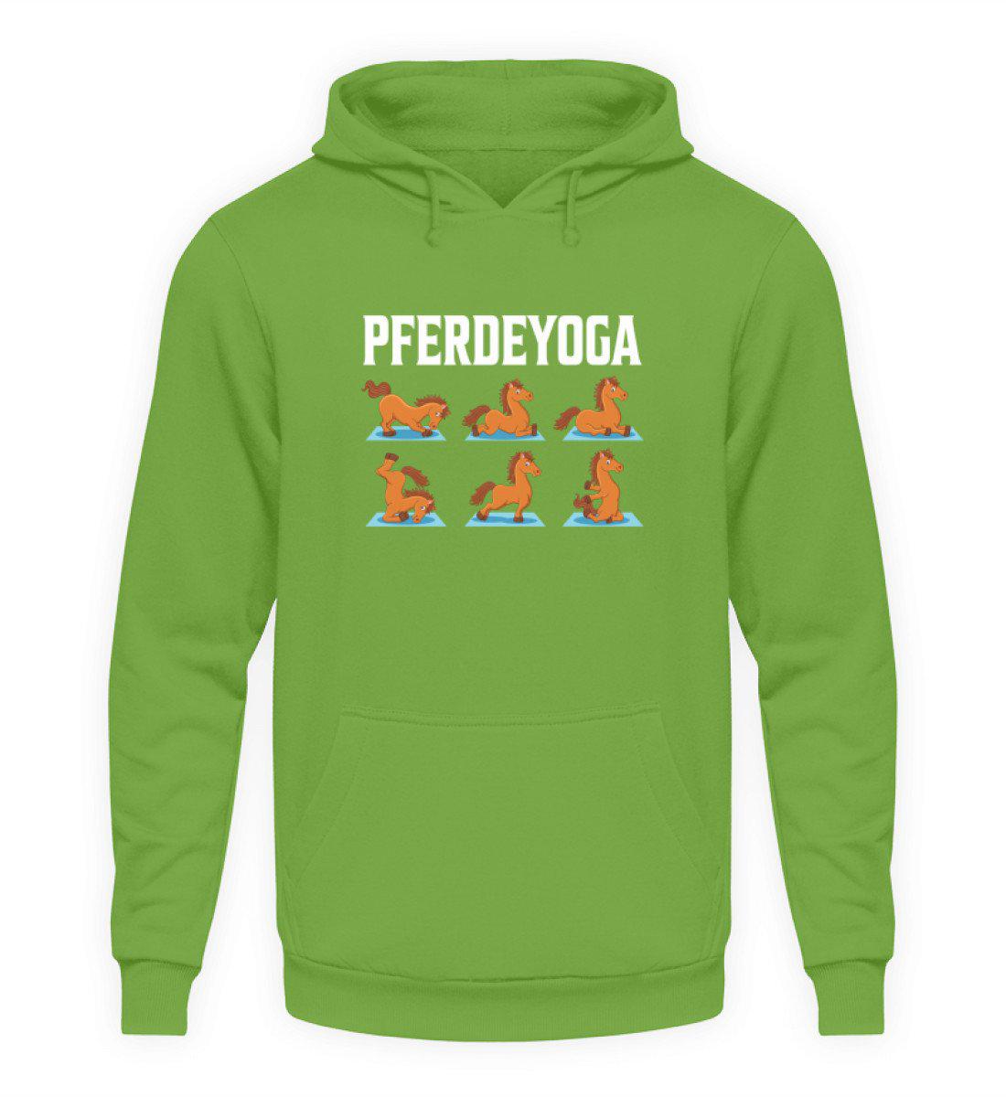 Pferdeyoga · Unisex Kapuzenpullover Hoodie-Unisex Hoodie-LimeGreen-S-Agrarstarz