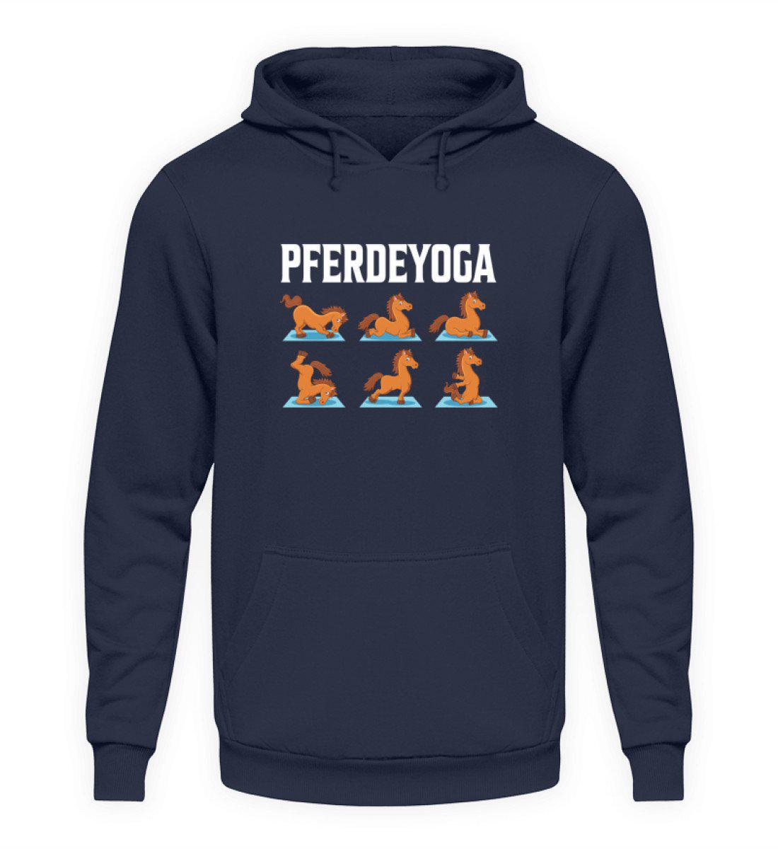 Pferdeyoga · Unisex Kapuzenpullover Hoodie-Unisex Hoodie-Oxford Navy-S-Agrarstarz