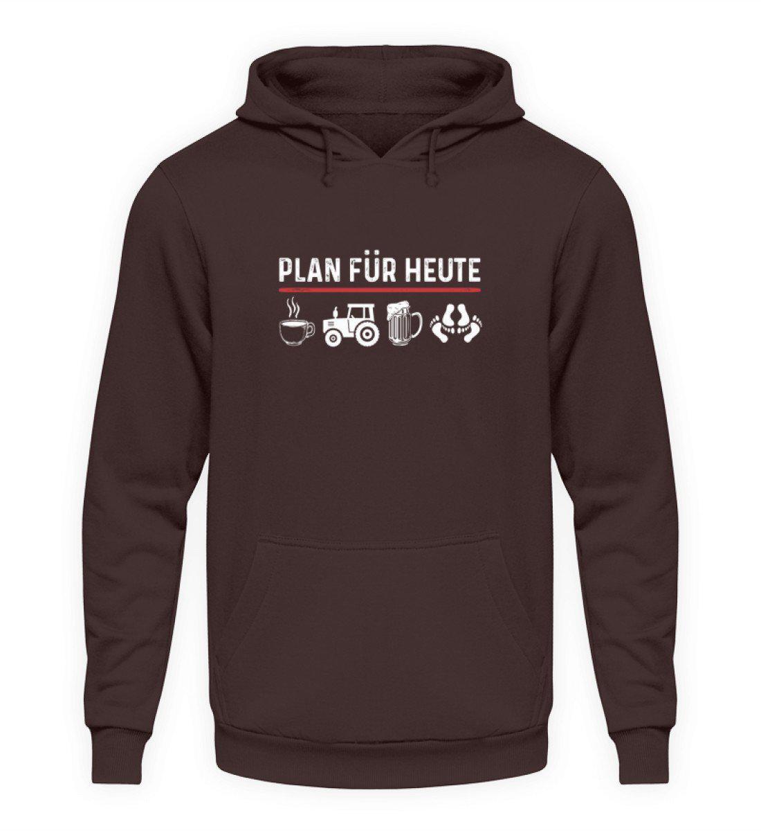 Plan für heute 2 · Unisex Kapuzenpullover Hoodie-Unisex Hoodie-Hot Chocolate-M-Agrarstarz