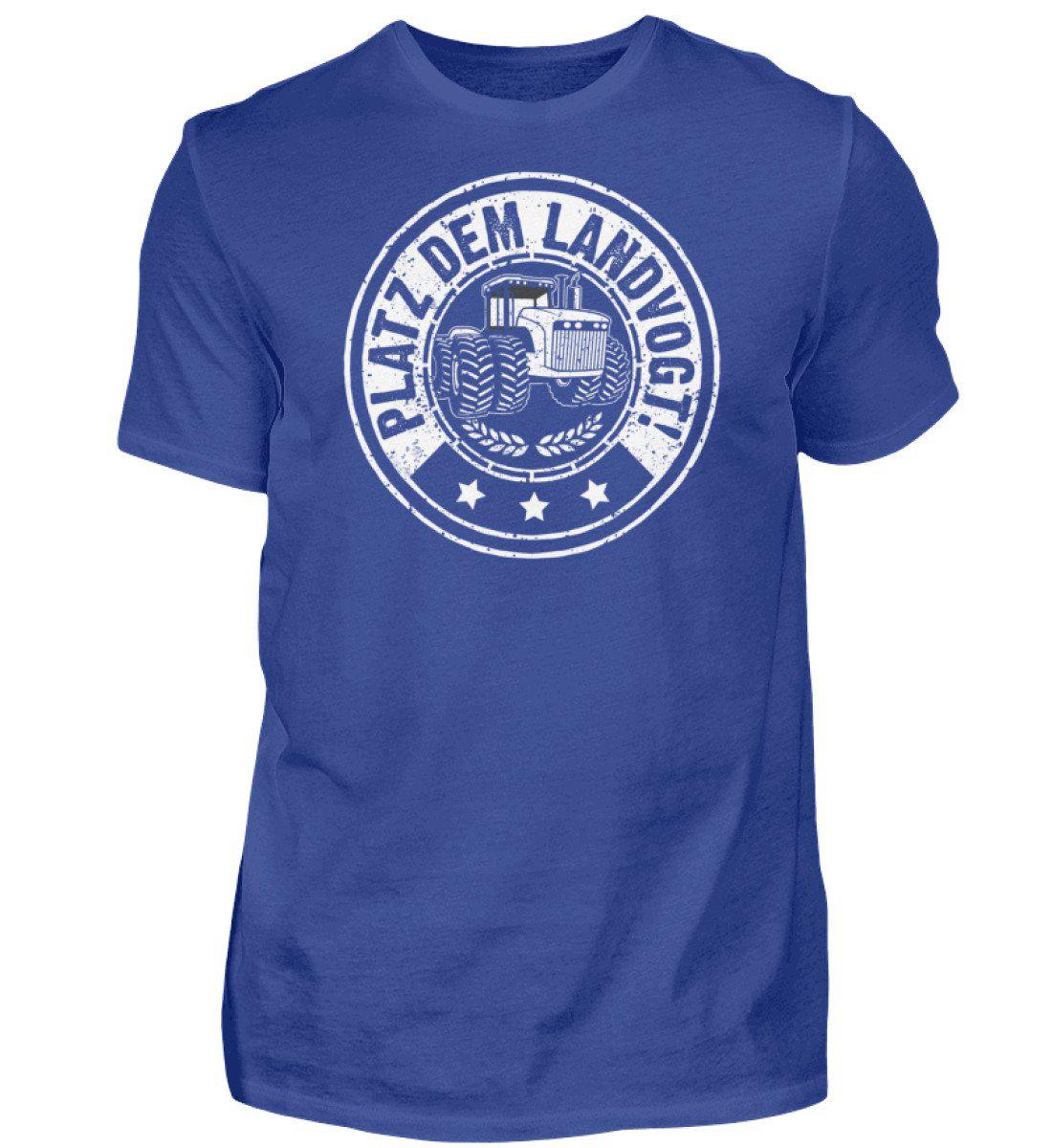 Platz dem Landvogt · Herren T-Shirt-Herren Basic T-Shirt-Royal Blue-S-Agrarstarz