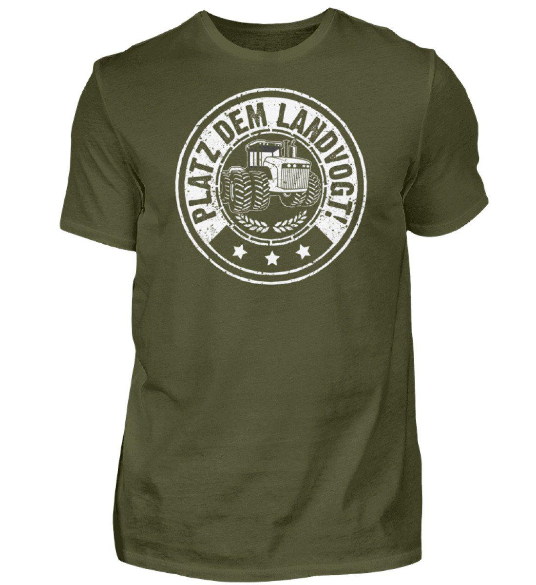 Platz dem Landvogt · Herren T-Shirt-Herren Basic T-Shirt-Urban Khaki-S-Agrarstarz