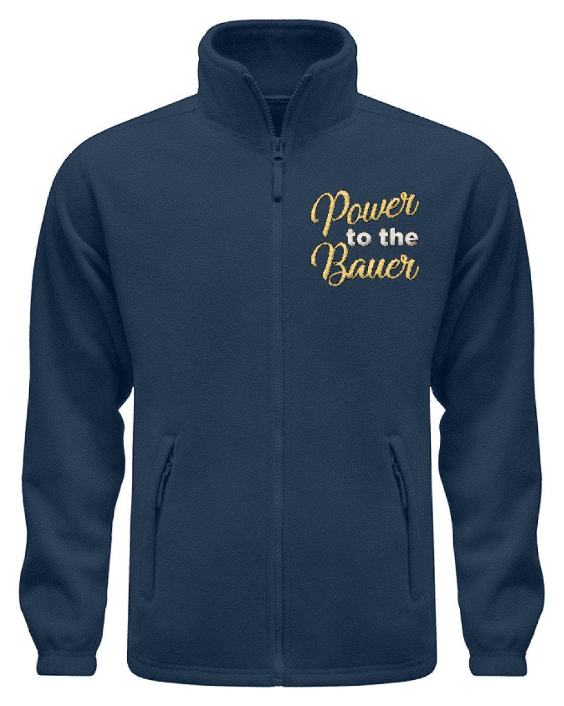 Power to the Bauer · Fleece Jacke mit Stick-Fleece Jacke mit Stick-Navy-S-Agrarstarz