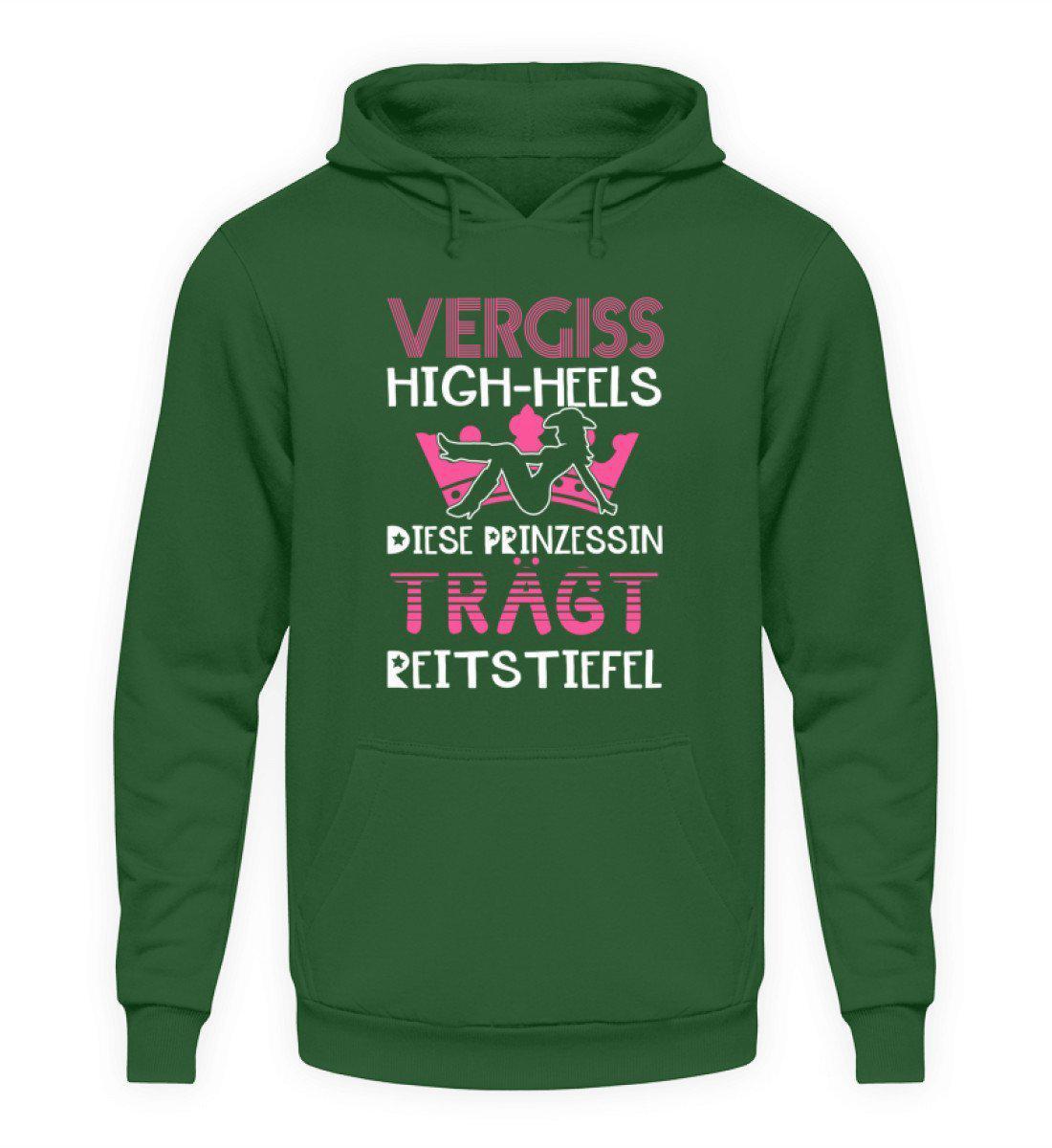 Prinzessin Reitstiefel · Unisex Kapuzenpullover Hoodie-Unisex Hoodie-Bottle Green-S-Agrarstarz