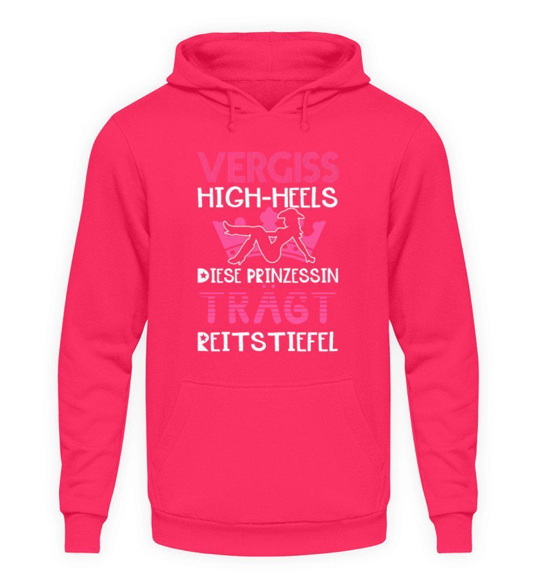 Prinzessin Reitstiefel · Unisex Kapuzenpullover Hoodie-Unisex Hoodie-Hot Pink-S-Agrarstarz
