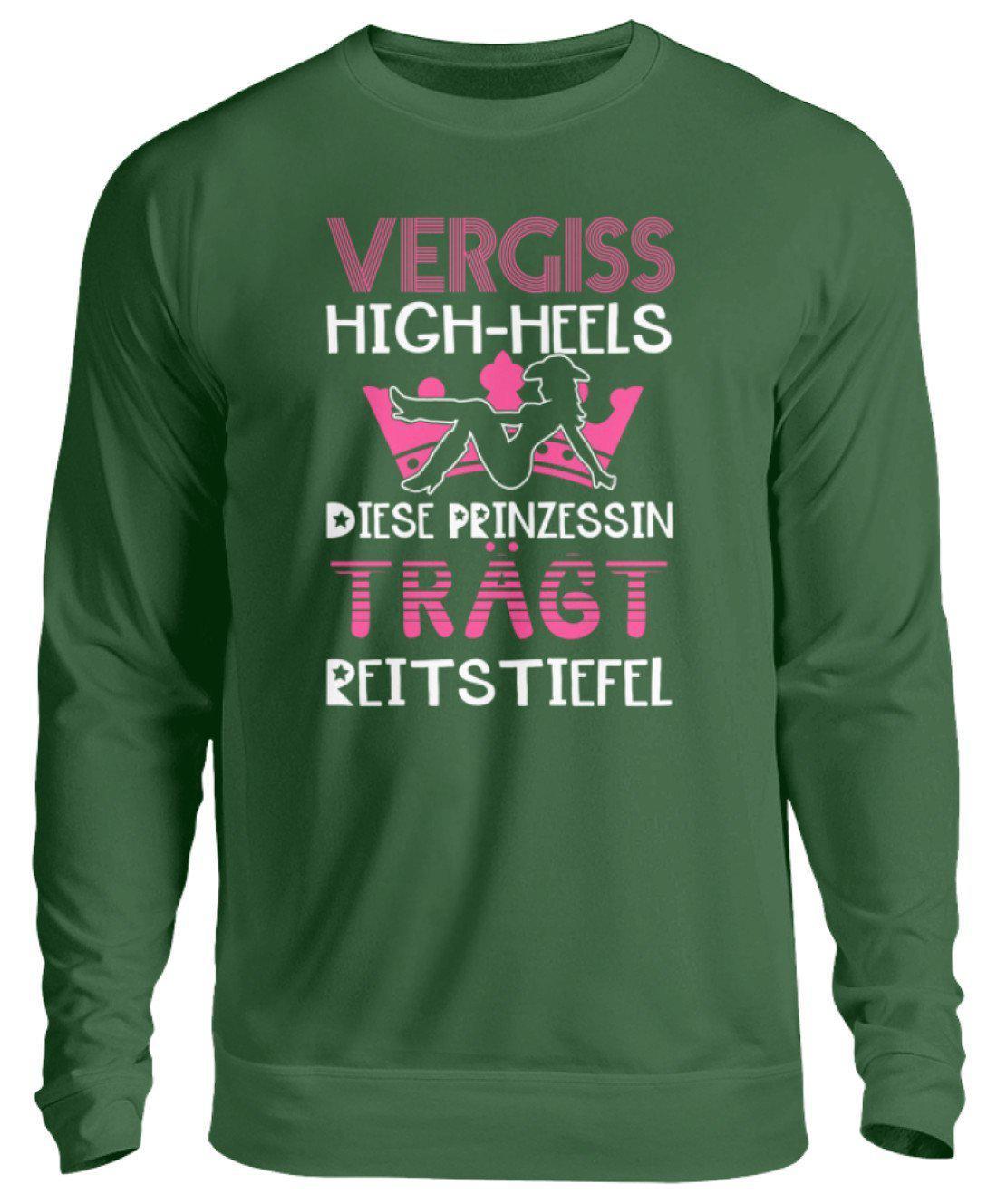 Prinzessin Reitstiefel · Unisex Sweatshirt Pullover-Unisex Sweatshirt-Bottle Green-S-Agrarstarz