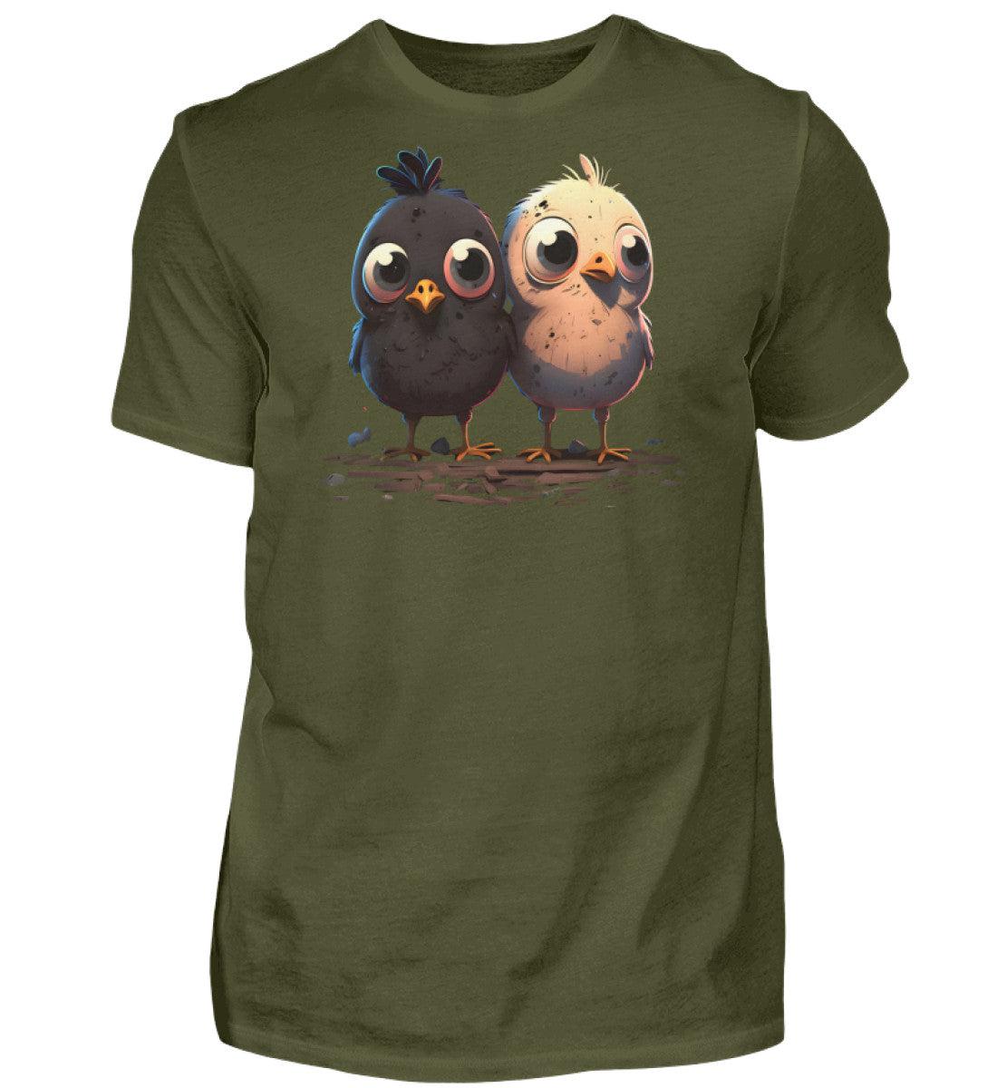 Products Küken Schwarz und Weiss · Herren T-Shirt-Herren Basic T-Shirt-Urban Khaki-S-Agrarstarz