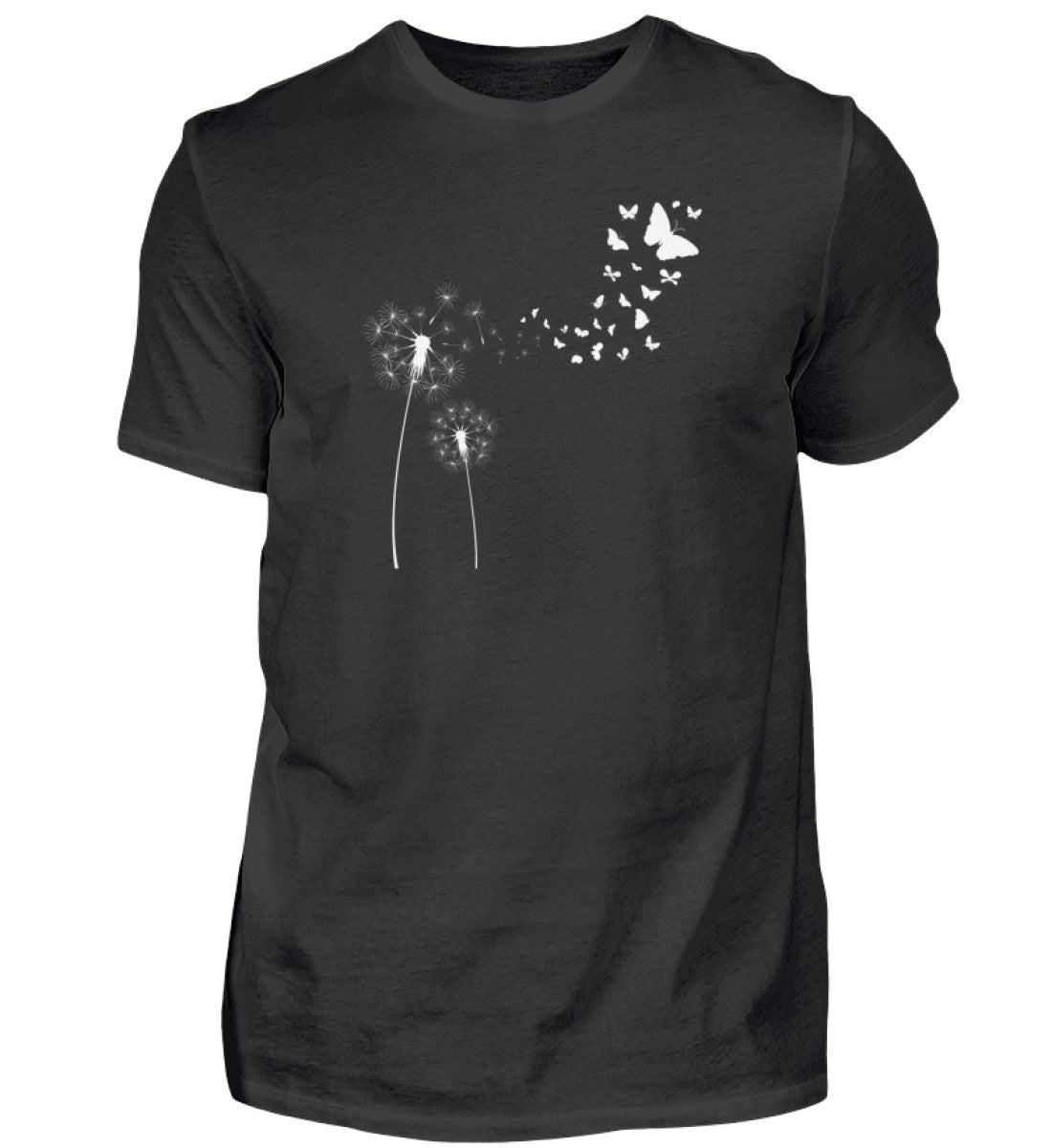 Pusteblume Schmetterlinge · Herren T-Shirt-Herren Basic T-Shirt-Black-S-Agrarstarz