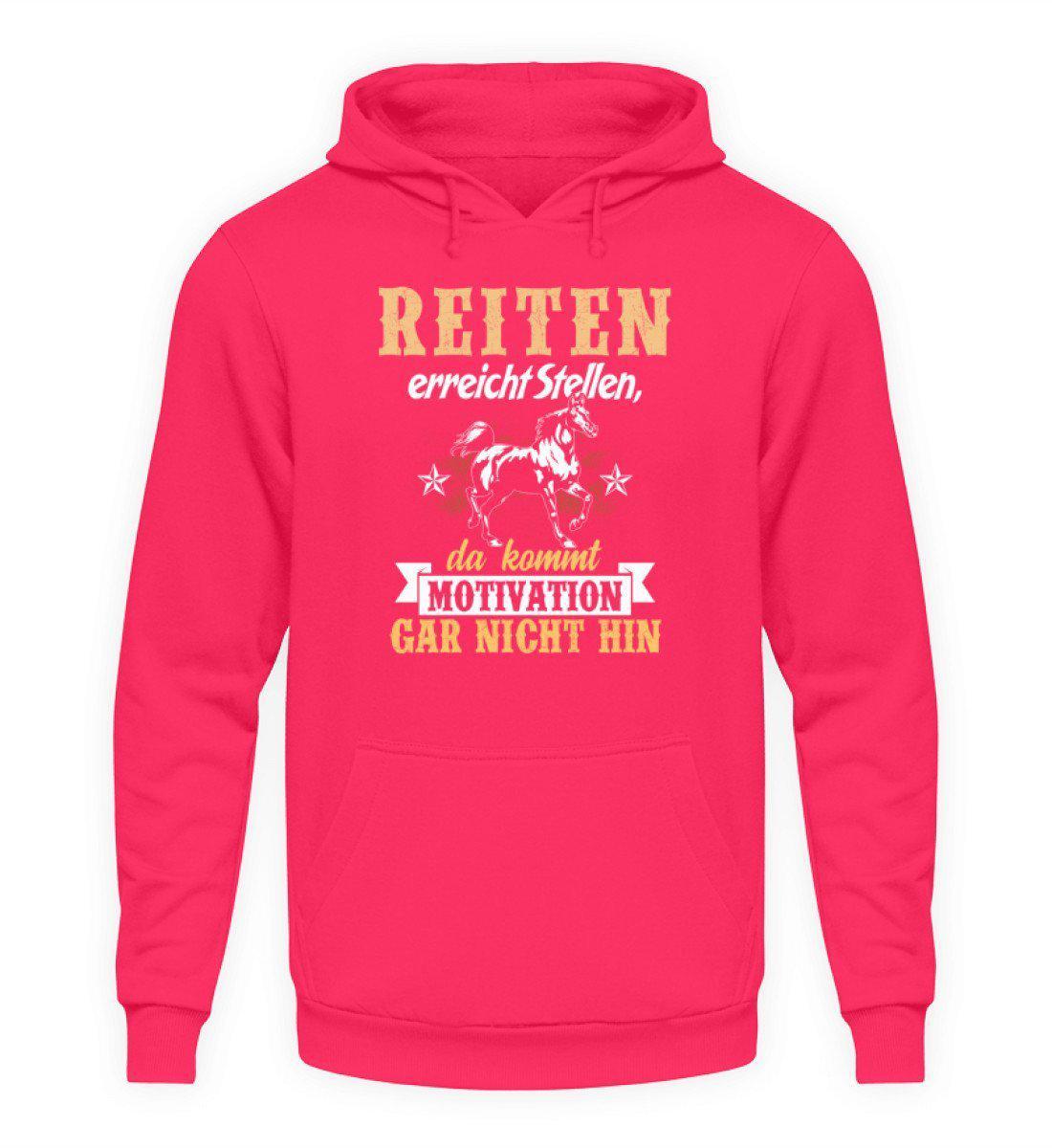 Reiten Motivation · Unisex Kapuzenpullover Hoodie-Unisex Hoodie-Hot Pink-S-Agrarstarz