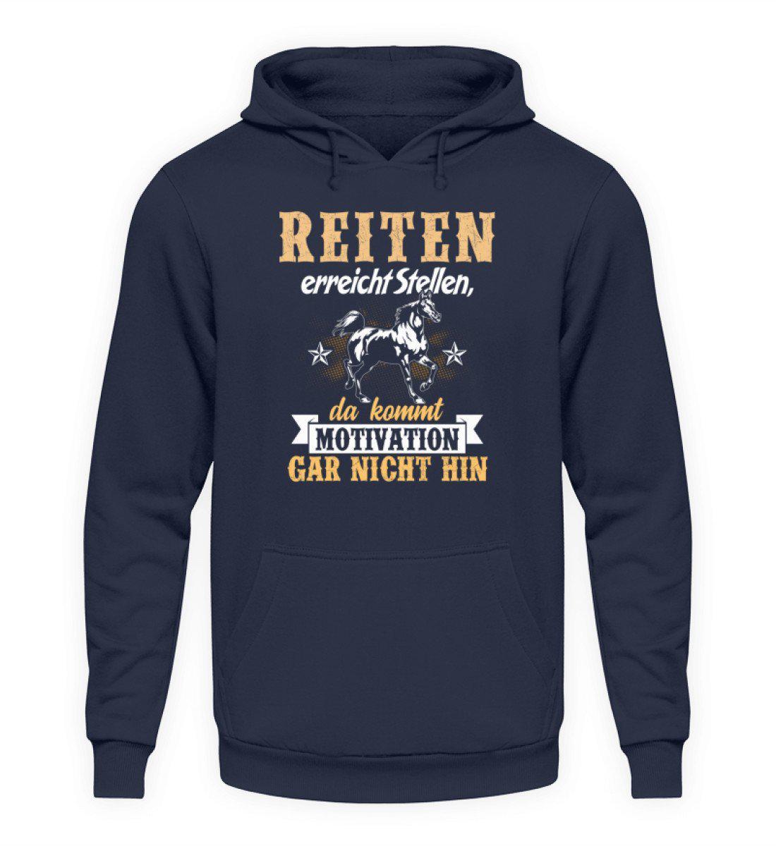 Reiten Motivation · Unisex Kapuzenpullover Hoodie-Unisex Hoodie-Oxford Navy-S-Agrarstarz