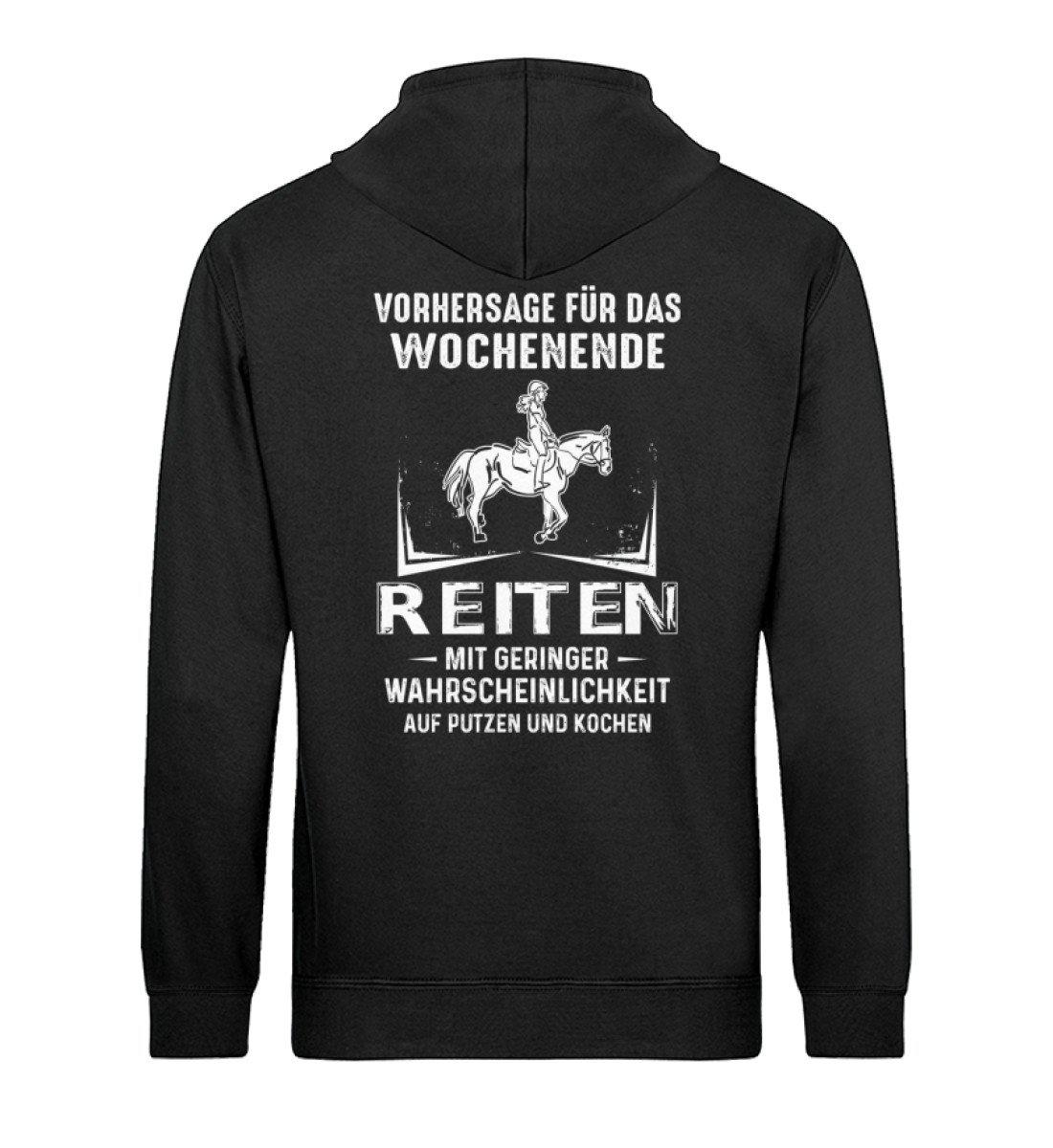 Reiten Vorhersage (Rückenprint) · Unisex Organic Hoodie-Drummer Hoodie ST/ST-Black-XS-Agrarstarz