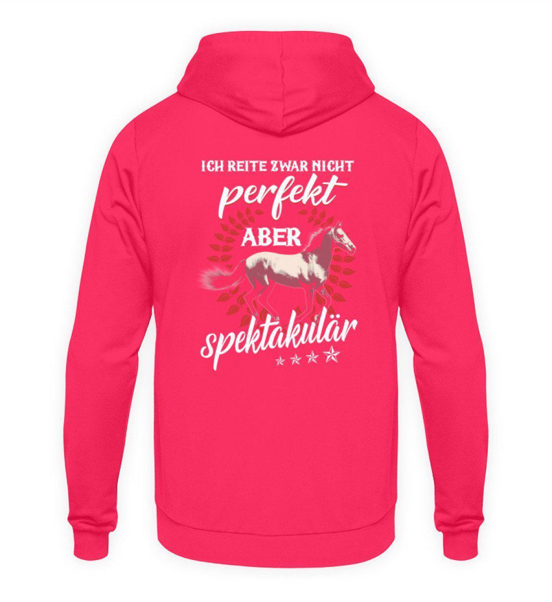 Reiten spektakulär (Rückenprint) · Unisex Kapuzenpullover Hoodie-Unisex Hoodie-Hot Pink-S-Agrarstarz