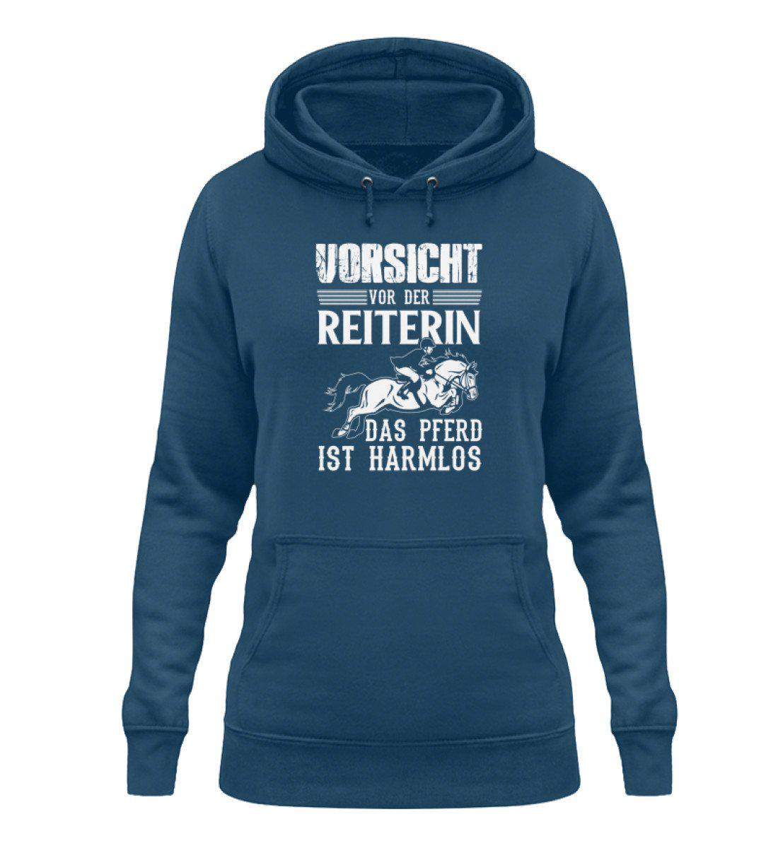 Reiterin Pferd harmlos · Damen Hoodie-Damen Hoodie-Airforce Blue-XS-Agrarstarz