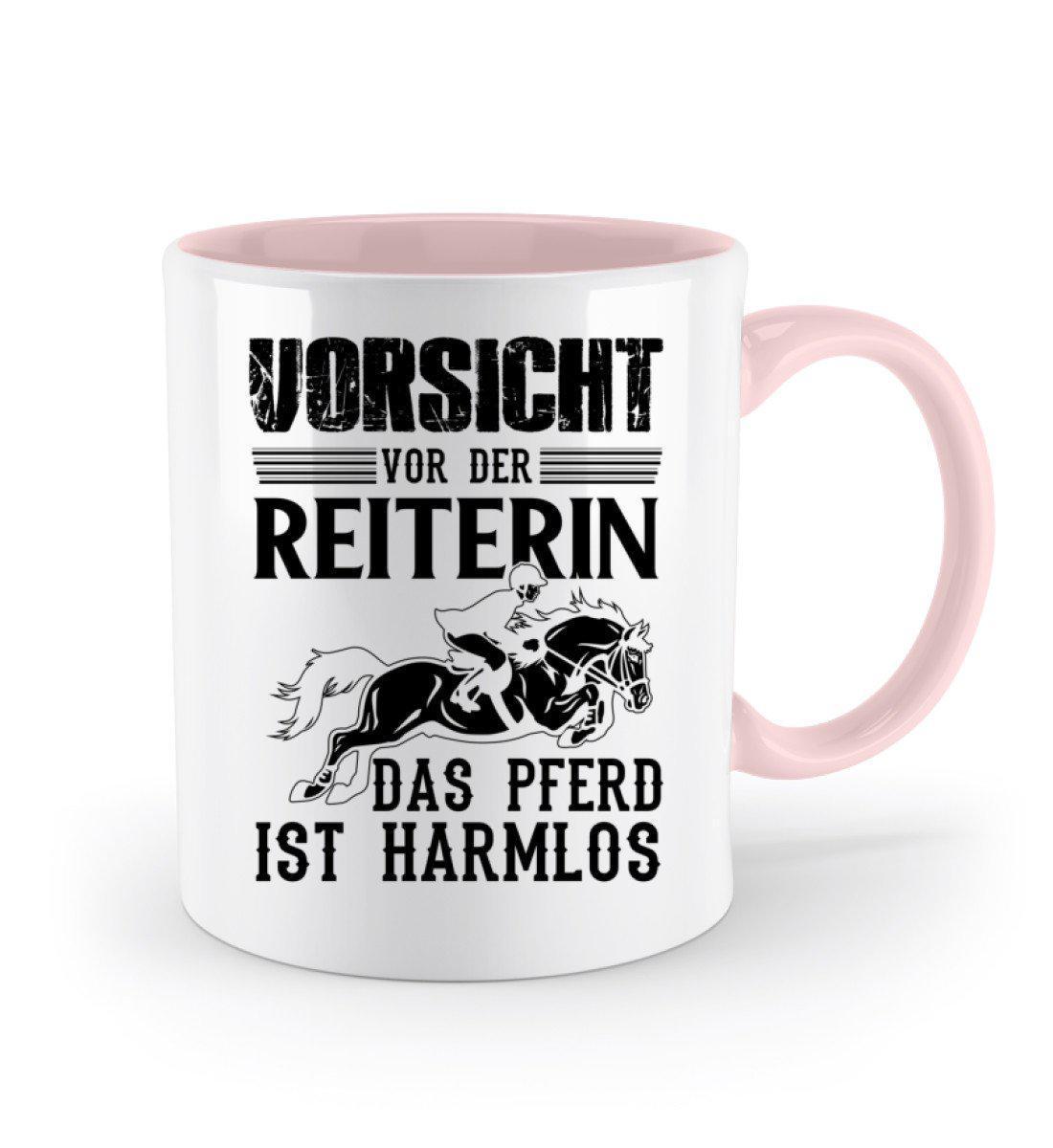 Reiterin Pferd harmlos · Keramik Tasse zweifarbig-Keramik Tasse Zweifarbig-Agrarstarz
