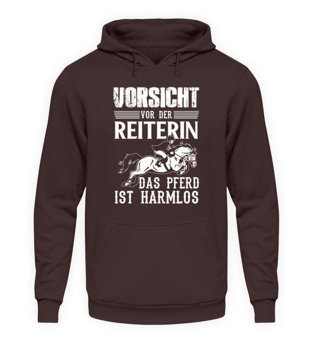 Reiterin Pferd harmlos · Unisex Kapuzenpullover Hoodie-Unisex Hoodie-Hot Chocolate-S-Agrarstarz