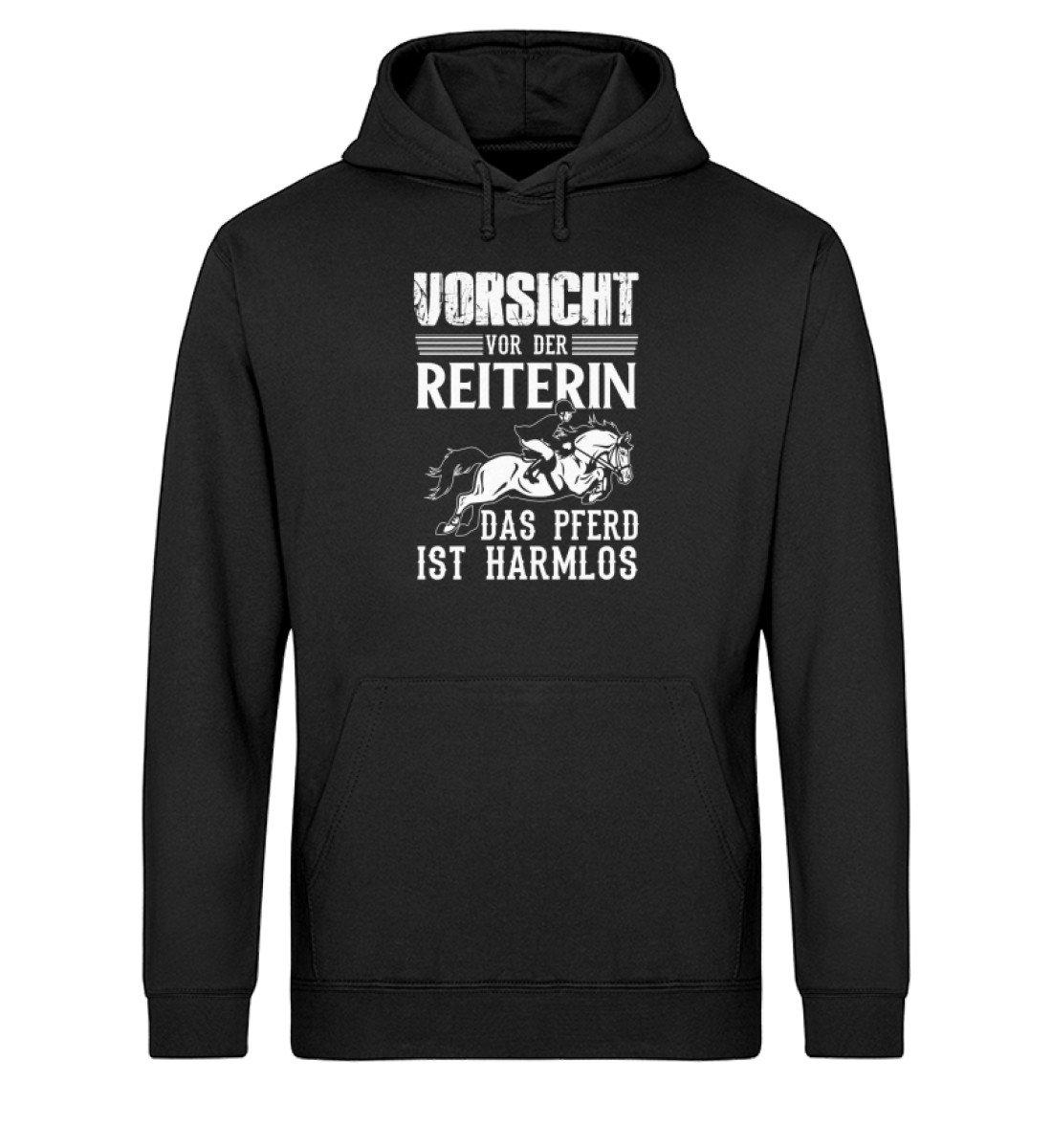 Reiterin Pferd harmlos · Unisex Organic Hoodie-Drummer Hoodie ST/ST-Black-XS-Agrarstarz