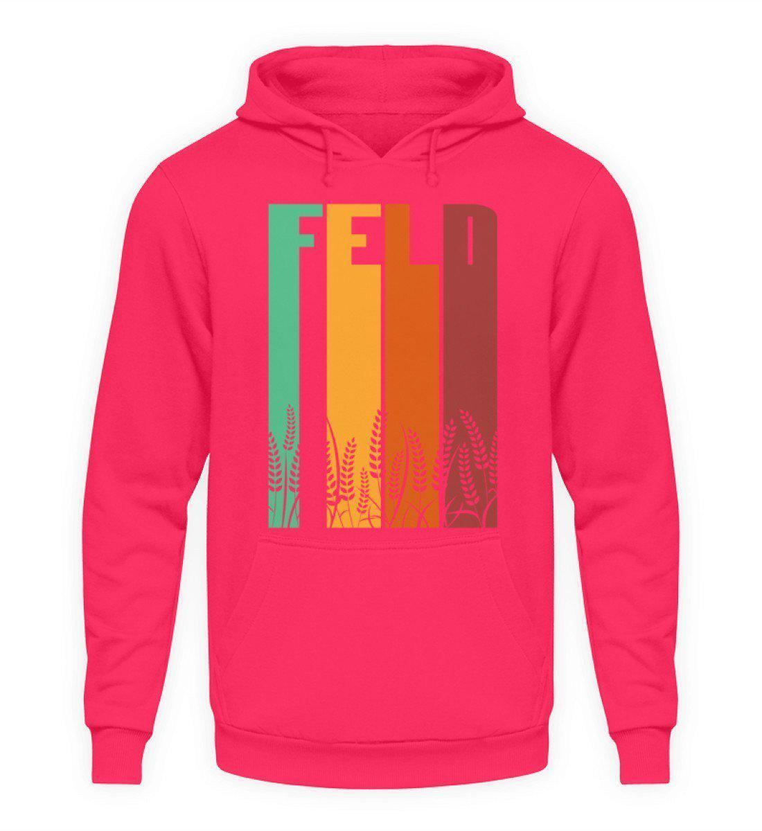 Retro Feld · Unisex Kapuzenpullover Hoodie-Unisex Hoodie-Hot Pink-L-Agrarstarz