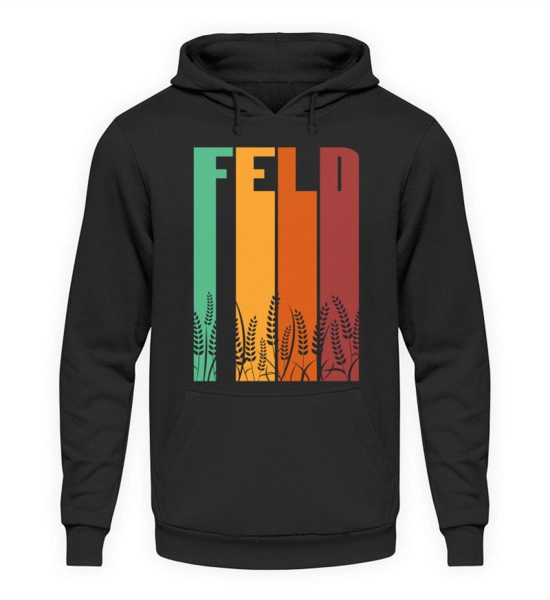 Retro Feld · Unisex Kapuzenpullover Hoodie-Unisex Hoodie-Jet Black-L-Agrarstarz