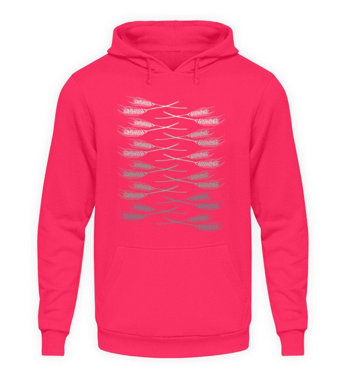 Retro Getreide Horizon · Unisex Kapuzenpullover Hoodie-Unisex Hoodie-Hot Pink-L-Agrarstarz