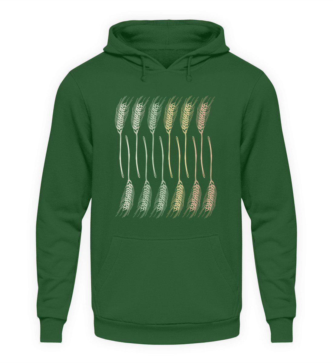 Retro Getreide Vertikum · Unisex Kapuzenpullover Hoodie-Unisex Hoodie-Bottle Green-L-Agrarstarz