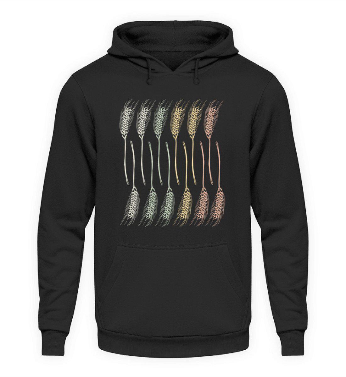 Retro Getreide Vertikum · Unisex Kapuzenpullover Hoodie-Unisex Hoodie-Jet Black-L-Agrarstarz