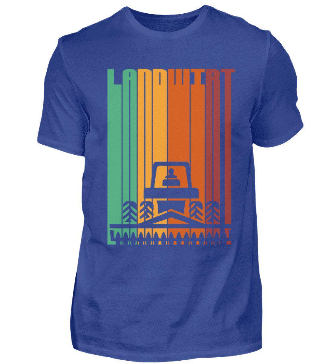 Retro Landwirt · Herren T-Shirt-Herren Basic T-Shirt-Royal Blue-S-Agrarstarz