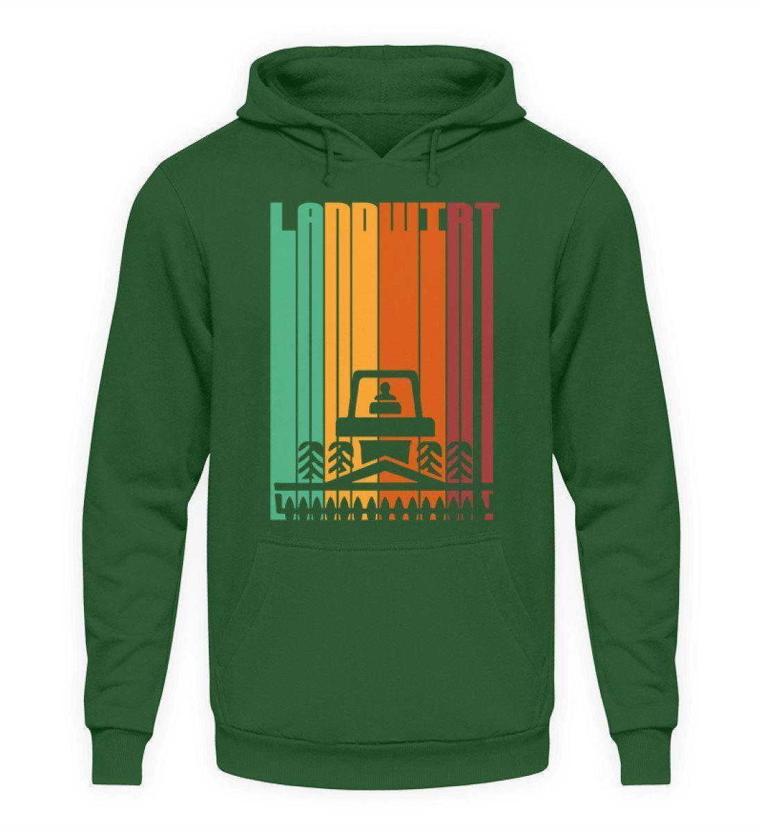 Retro Landwirt · Unisex Kapuzenpullover Hoodie-Unisex Hoodie-Bottle Green-L-Agrarstarz