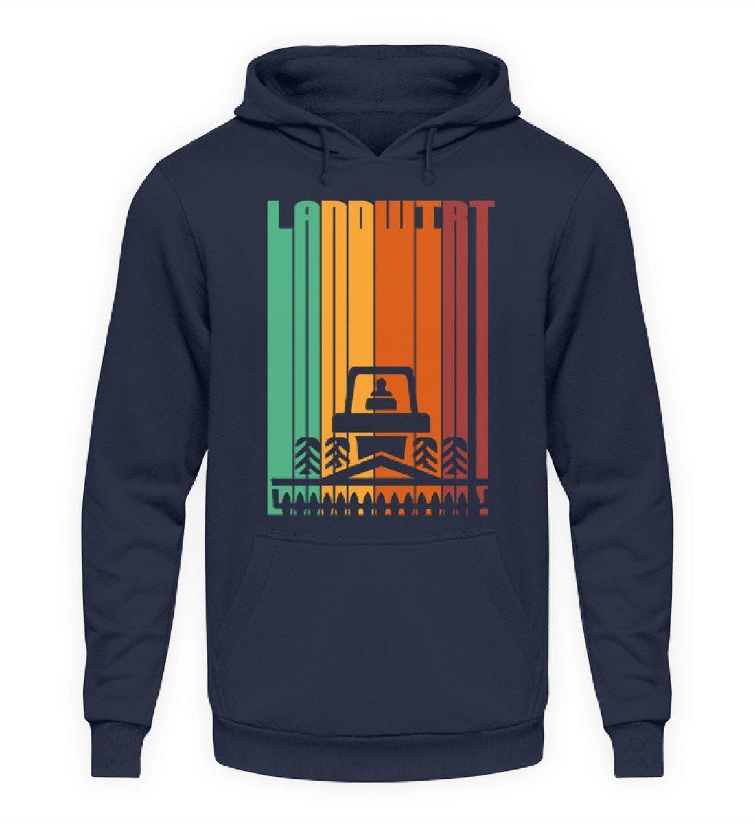 Retro Landwirt · Unisex Kapuzenpullover Hoodie-Unisex Hoodie-Oxford Navy-L-Agrarstarz