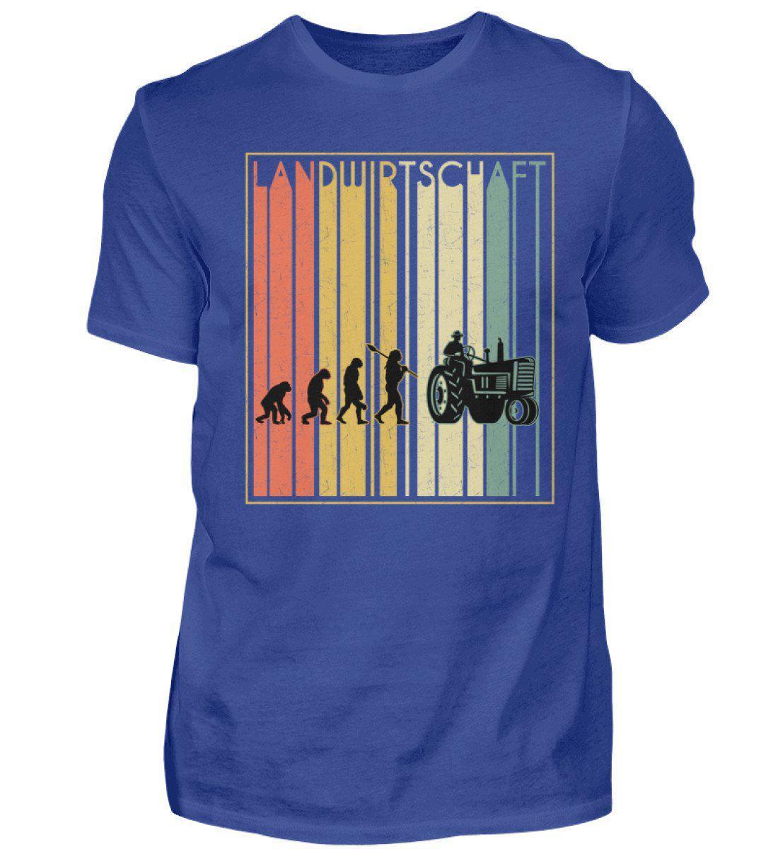 Retro Landwirtschaft · Herren T-Shirt-Herren Basic T-Shirt-Royal Blue-S-Agrarstarz