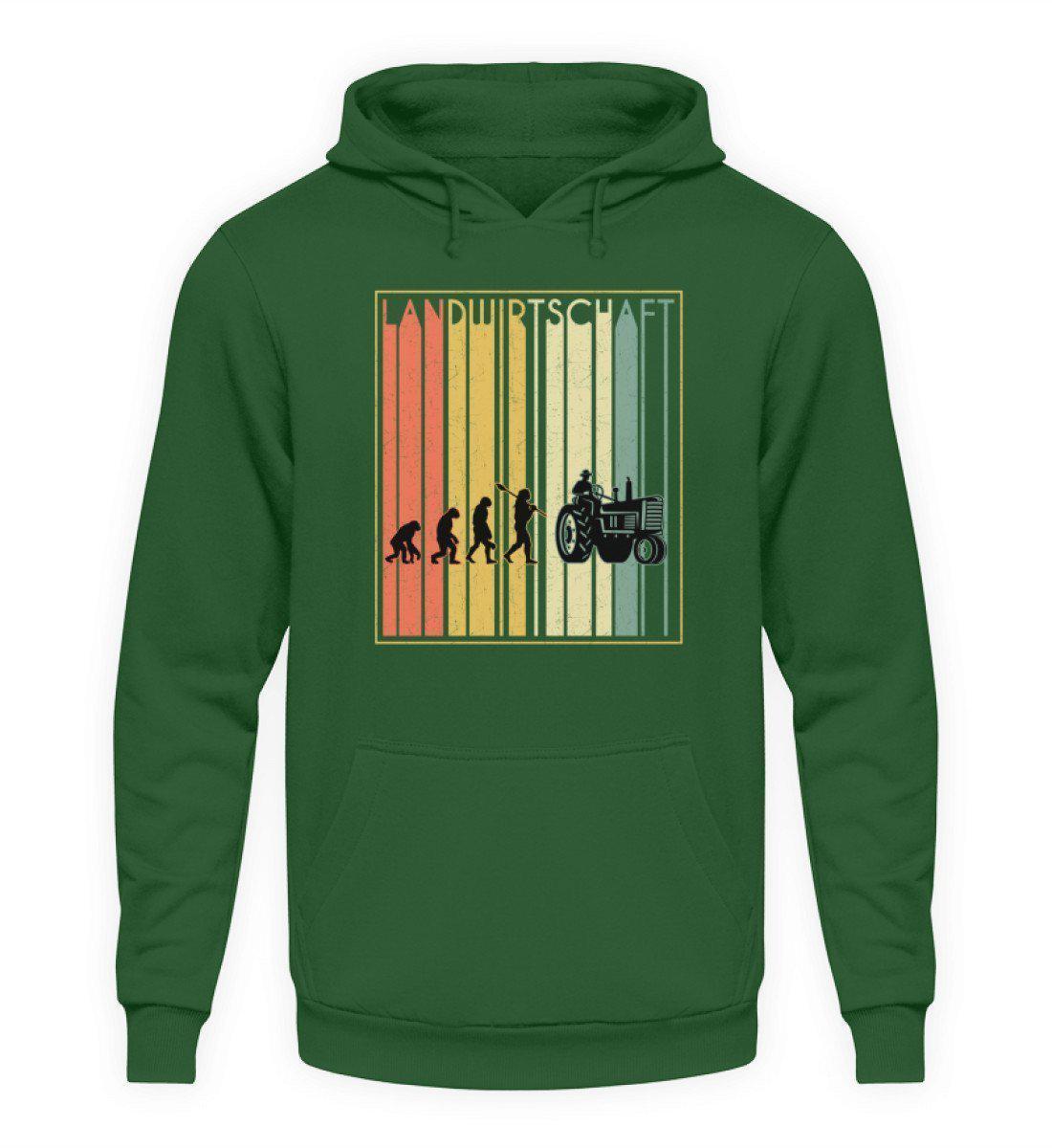 Retro Landwirtschaft · Unisex Kapuzenpullover Hoodie-Unisex Hoodie-Bottle Green-L-Agrarstarz