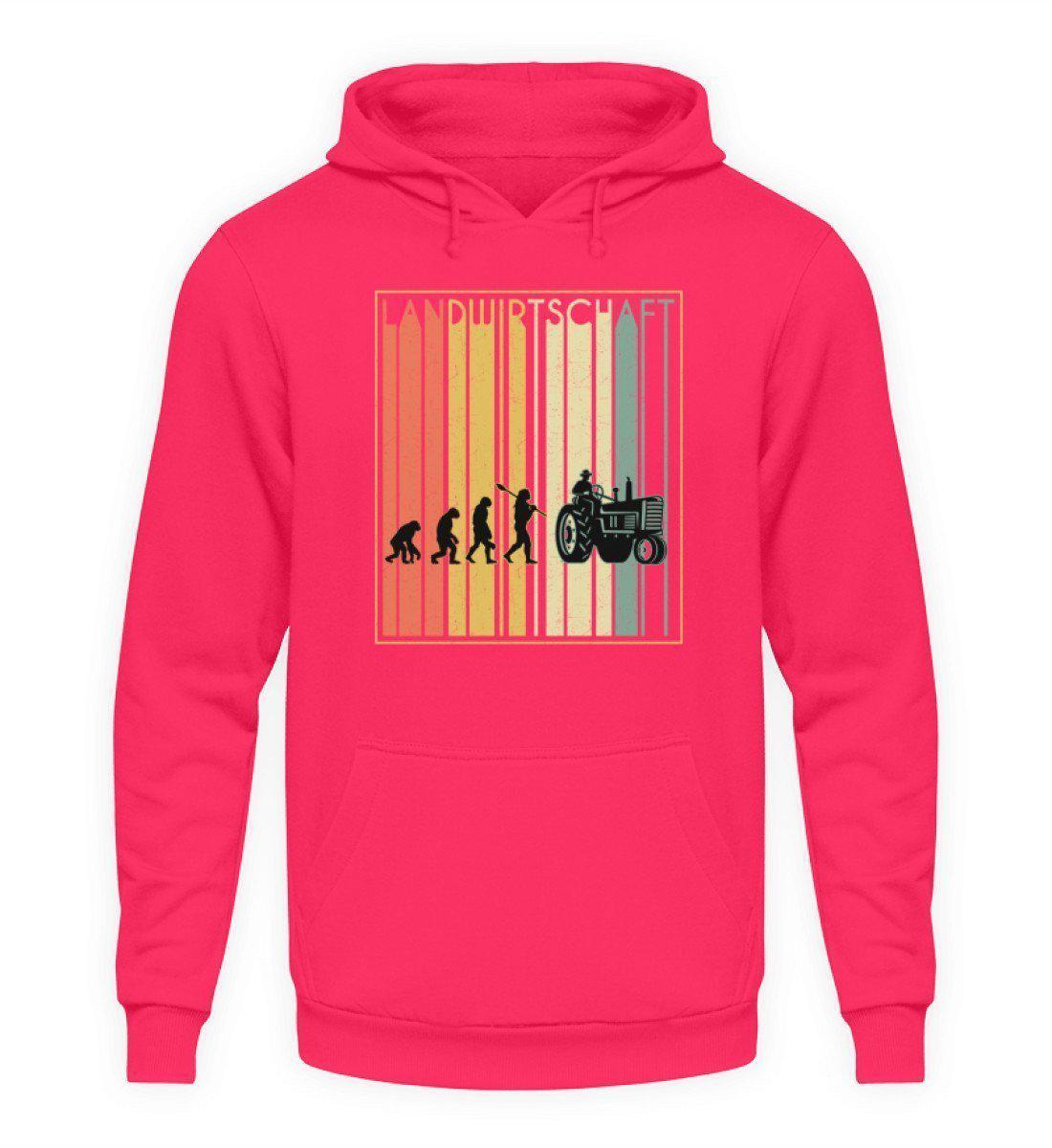Retro Landwirtschaft · Unisex Kapuzenpullover Hoodie-Unisex Hoodie-Hot Pink-L-Agrarstarz