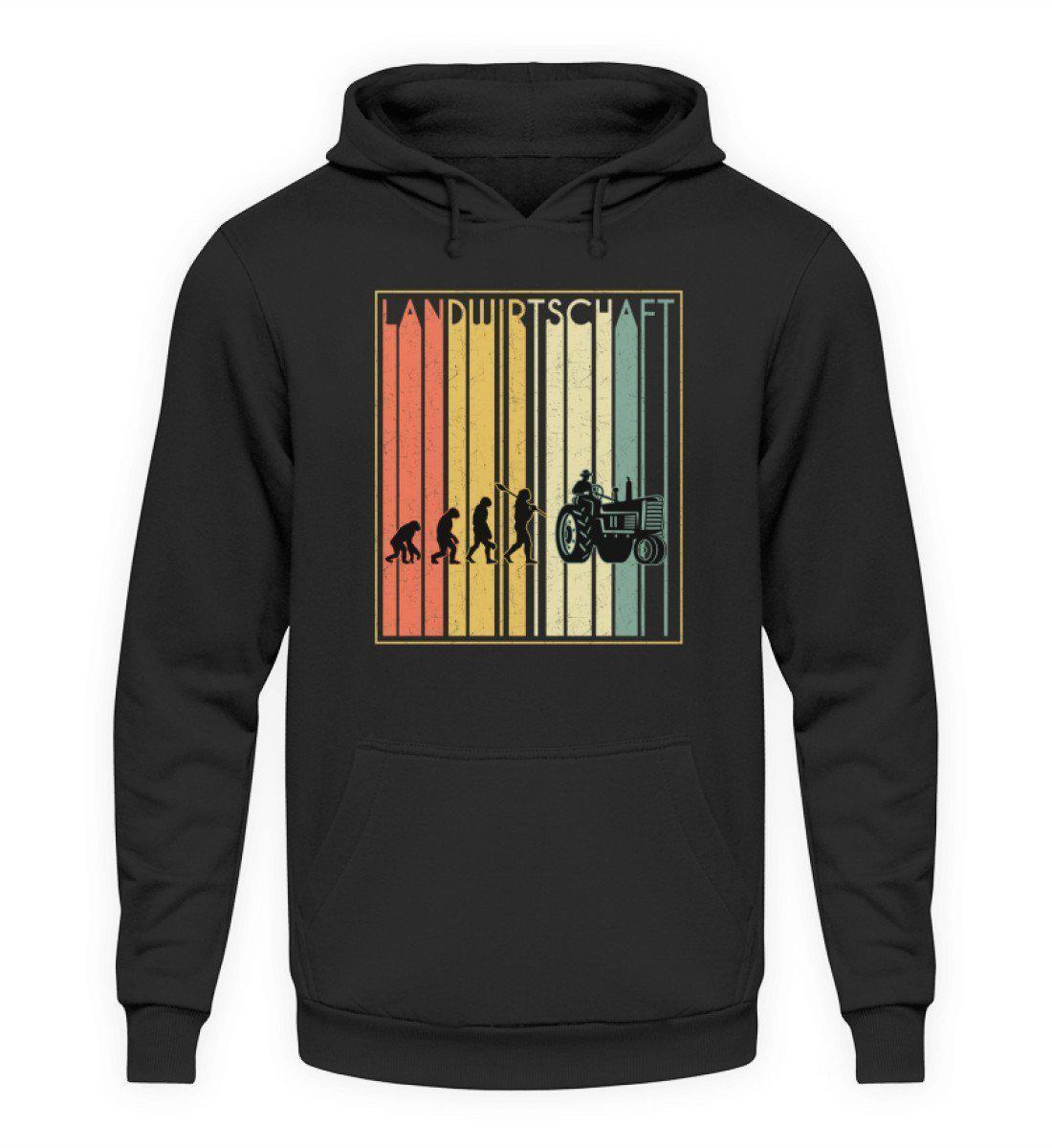 Retro Landwirtschaft · Unisex Kapuzenpullover Hoodie-Unisex Hoodie-Jet Black-L-Agrarstarz