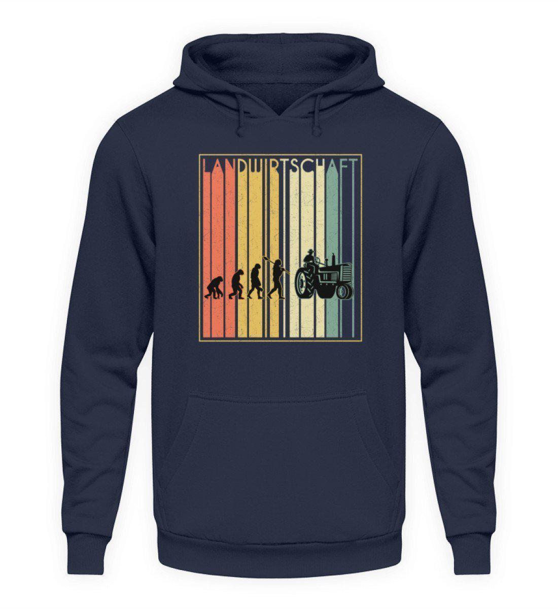 Retro Landwirtschaft · Unisex Kapuzenpullover Hoodie-Unisex Hoodie-Oxford Navy-L-Agrarstarz