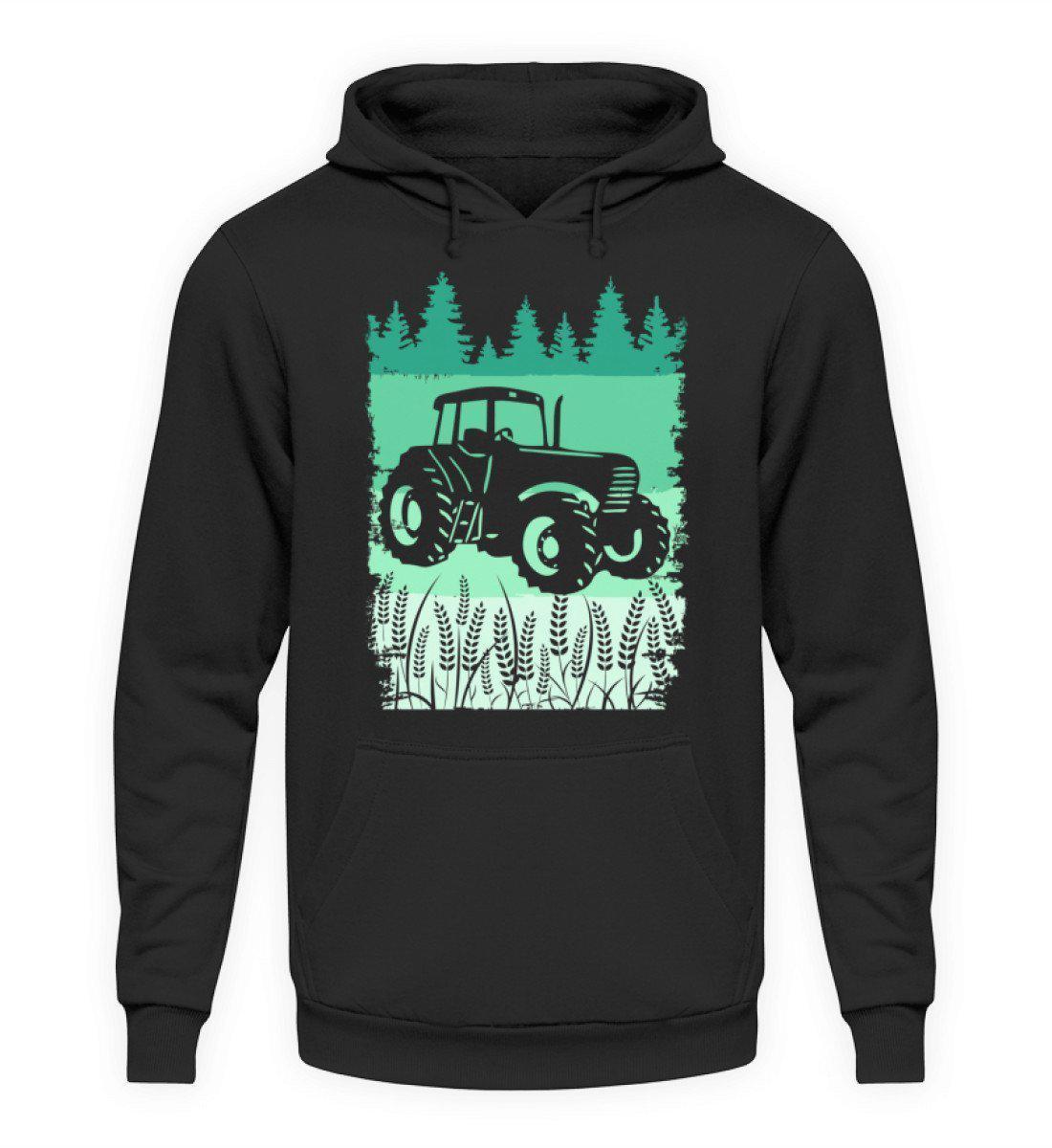 Retro Tractors Reversible Hooded Gilet