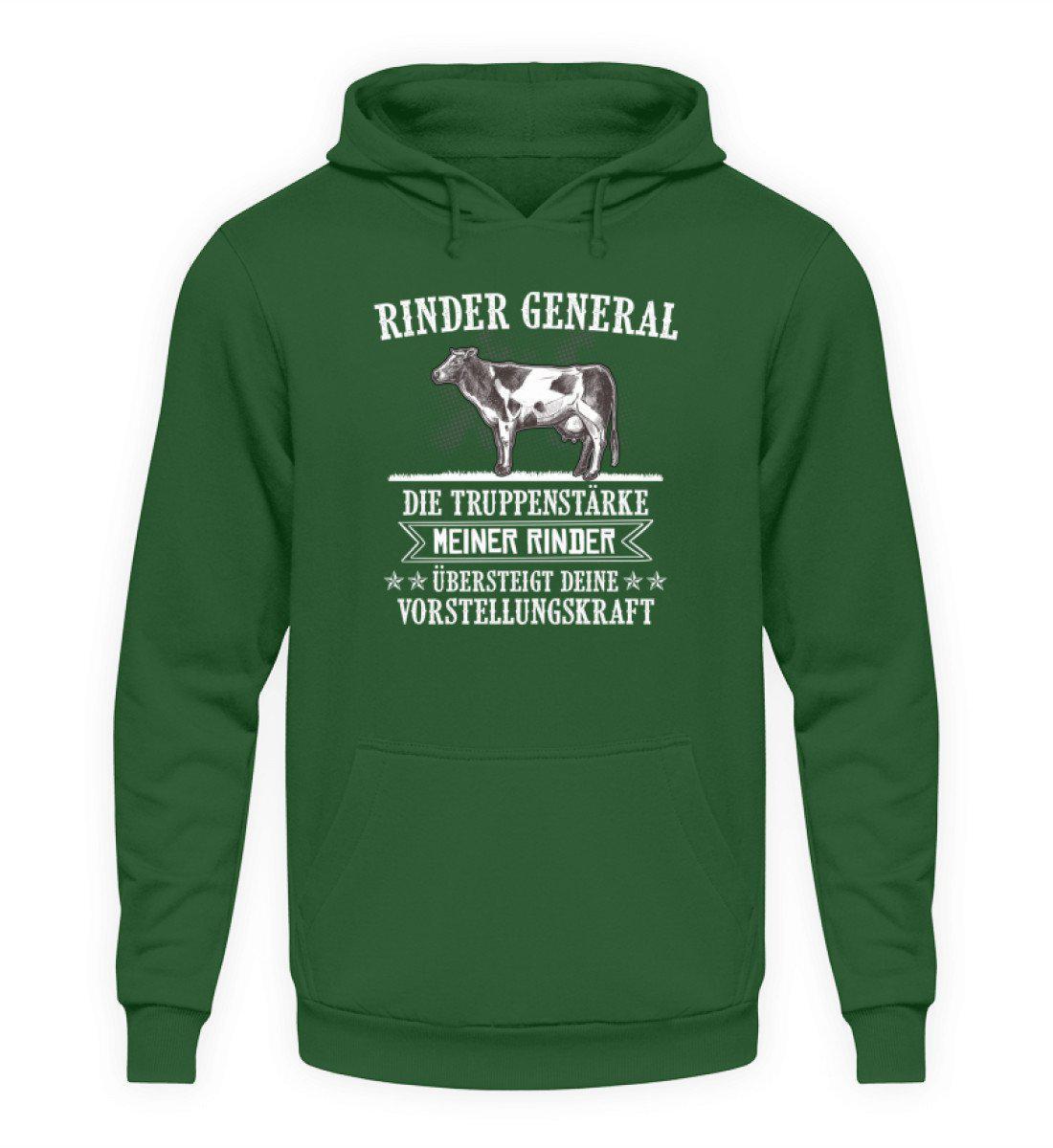 Rinder General · Unisex Kapuzenpullover Hoodie-Unisex Hoodie-Bottle Green-L-Agrarstarz