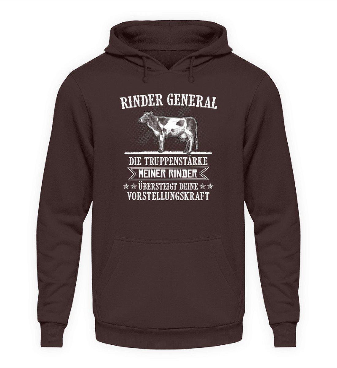 Rinder General · Unisex Kapuzenpullover Hoodie-Unisex Hoodie-Hot Chocolate-L-Agrarstarz