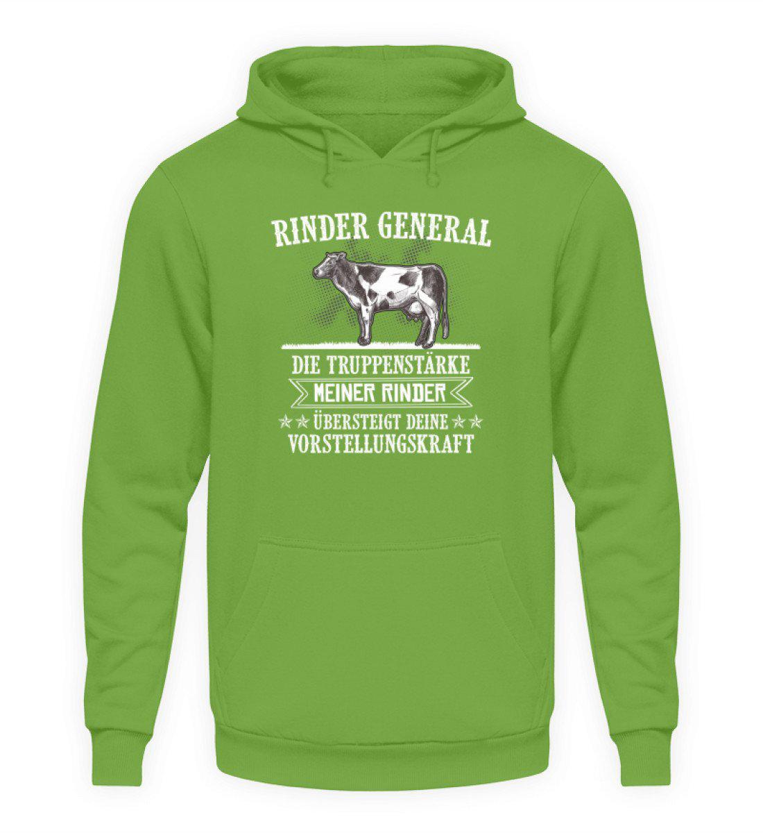 Rinder General · Unisex Kapuzenpullover Hoodie-Unisex Hoodie-LimeGreen-L-Agrarstarz