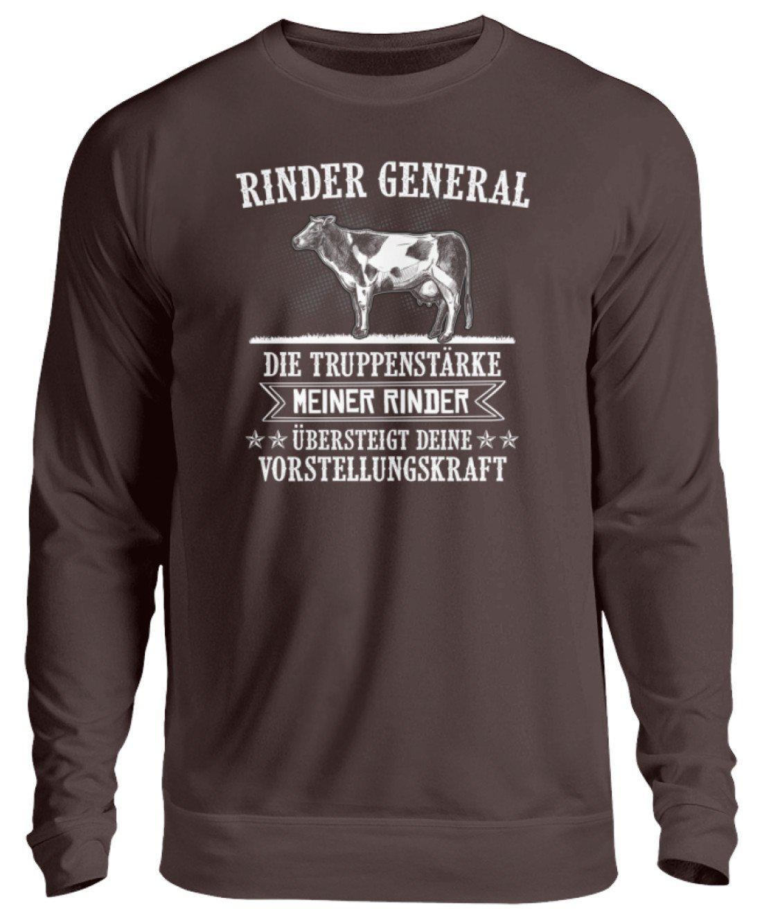 Rinder General · Unisex Sweatshirt Pullover-Unisex Sweatshirt-Hot Chocolate-S-Agrarstarz
