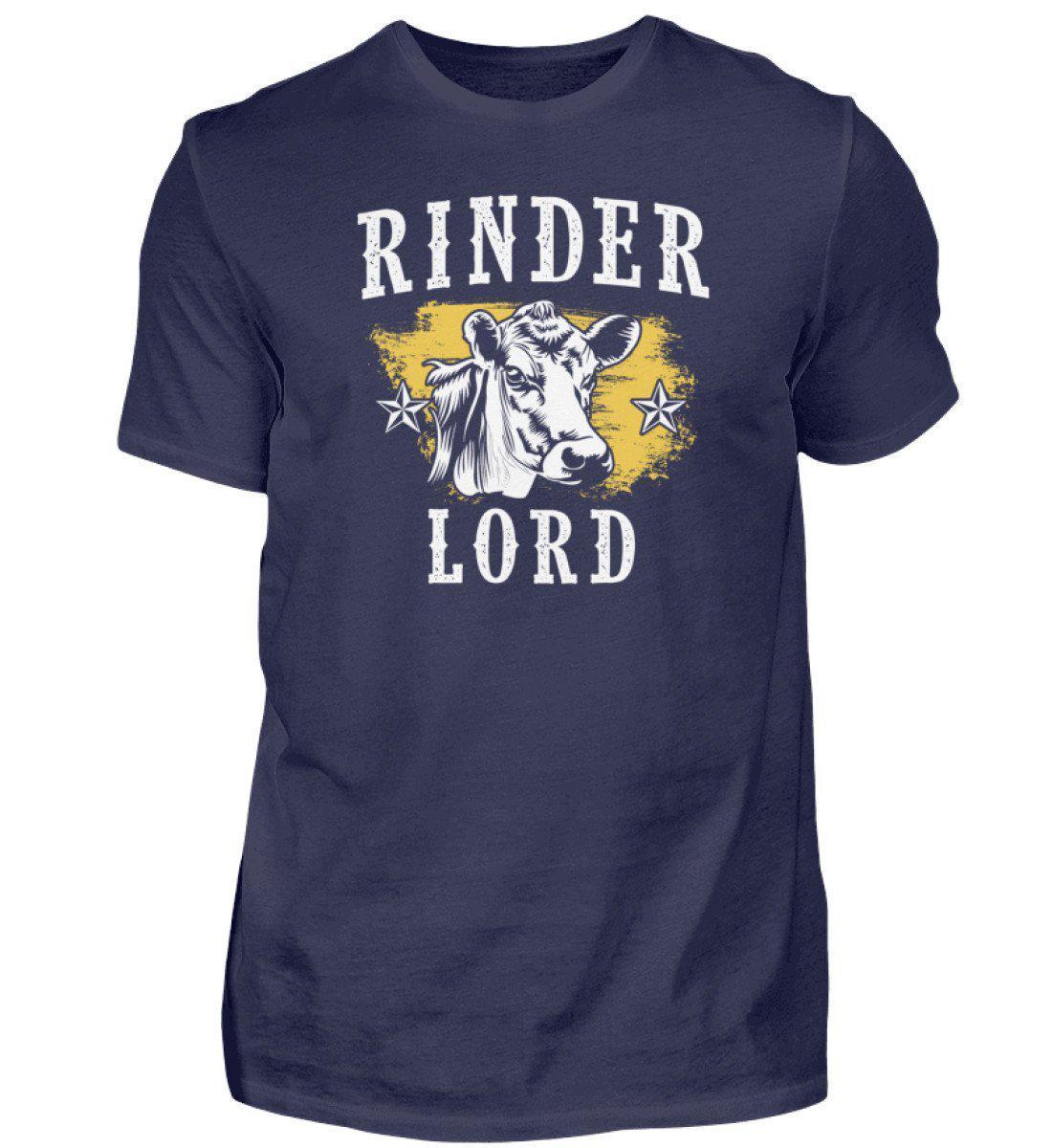 Rinder Lord · Herren T-Shirt-Herren Basic T-Shirt-Navy-S-Agrarstarz