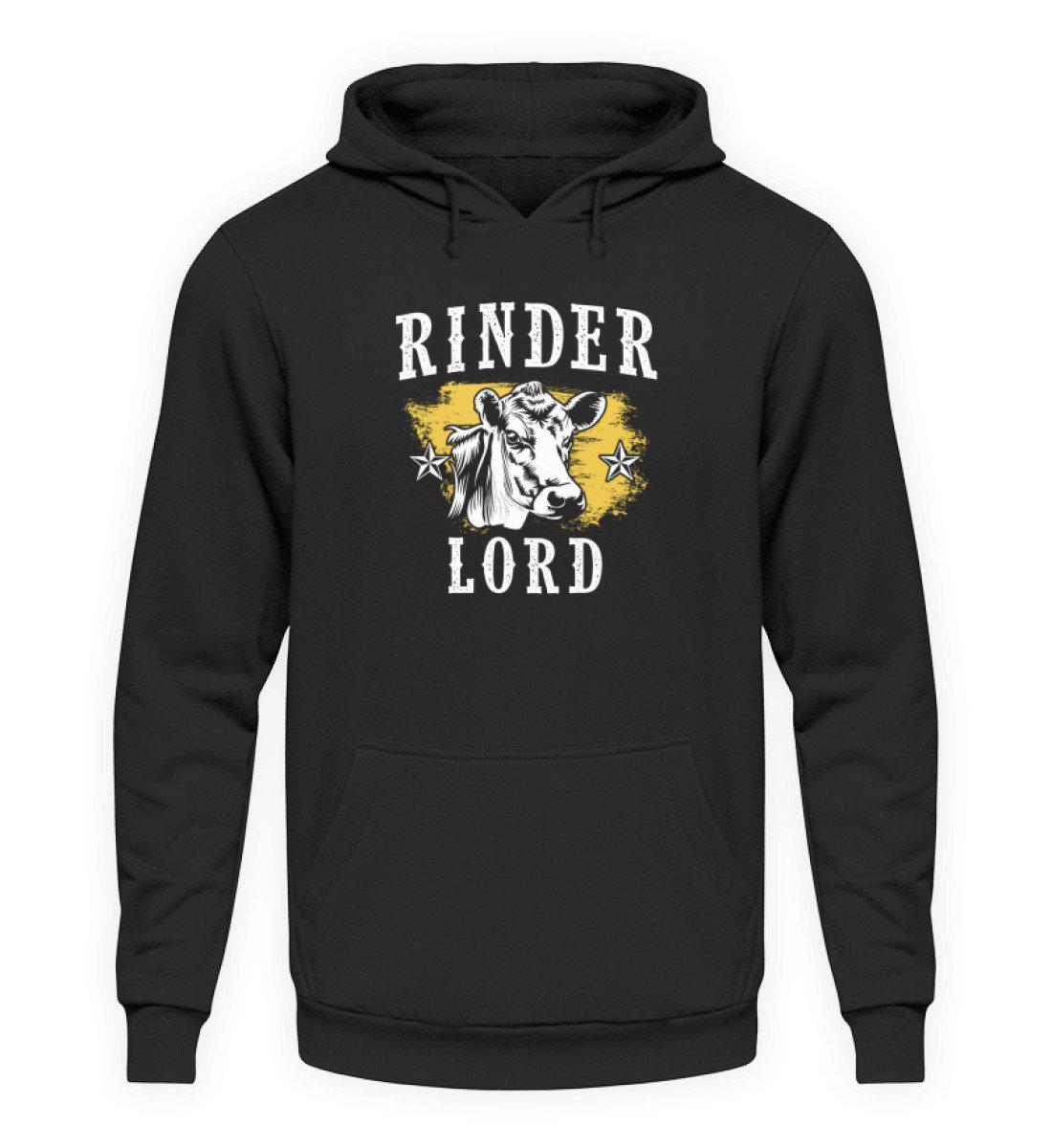 Rinder Lord · Unisex Kapuzenpullover Hoodie-Unisex Hoodie-Jet Black-L-Agrarstarz