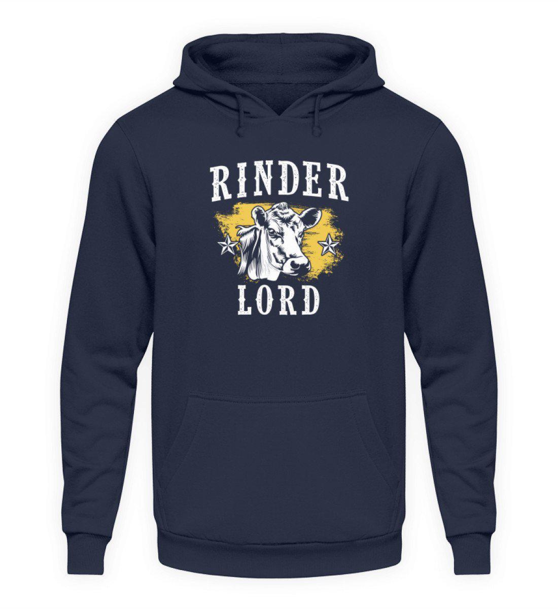 Rinder Lord · Unisex Kapuzenpullover Hoodie-Unisex Hoodie-Oxford Navy-L-Agrarstarz